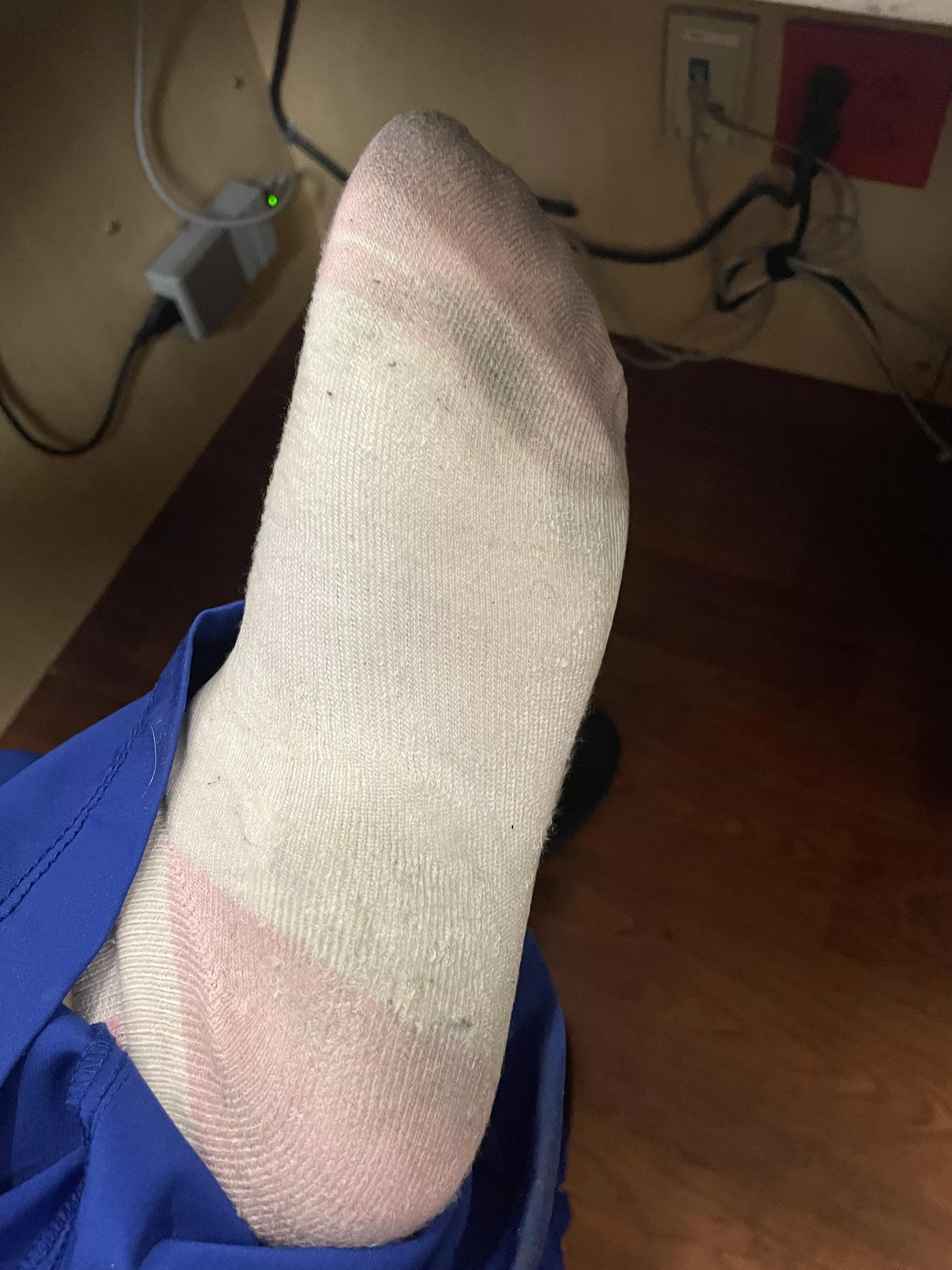 Look at how gross these socks are after only a 12hr nursing shift. They’re so sweaty. DM me if interested.