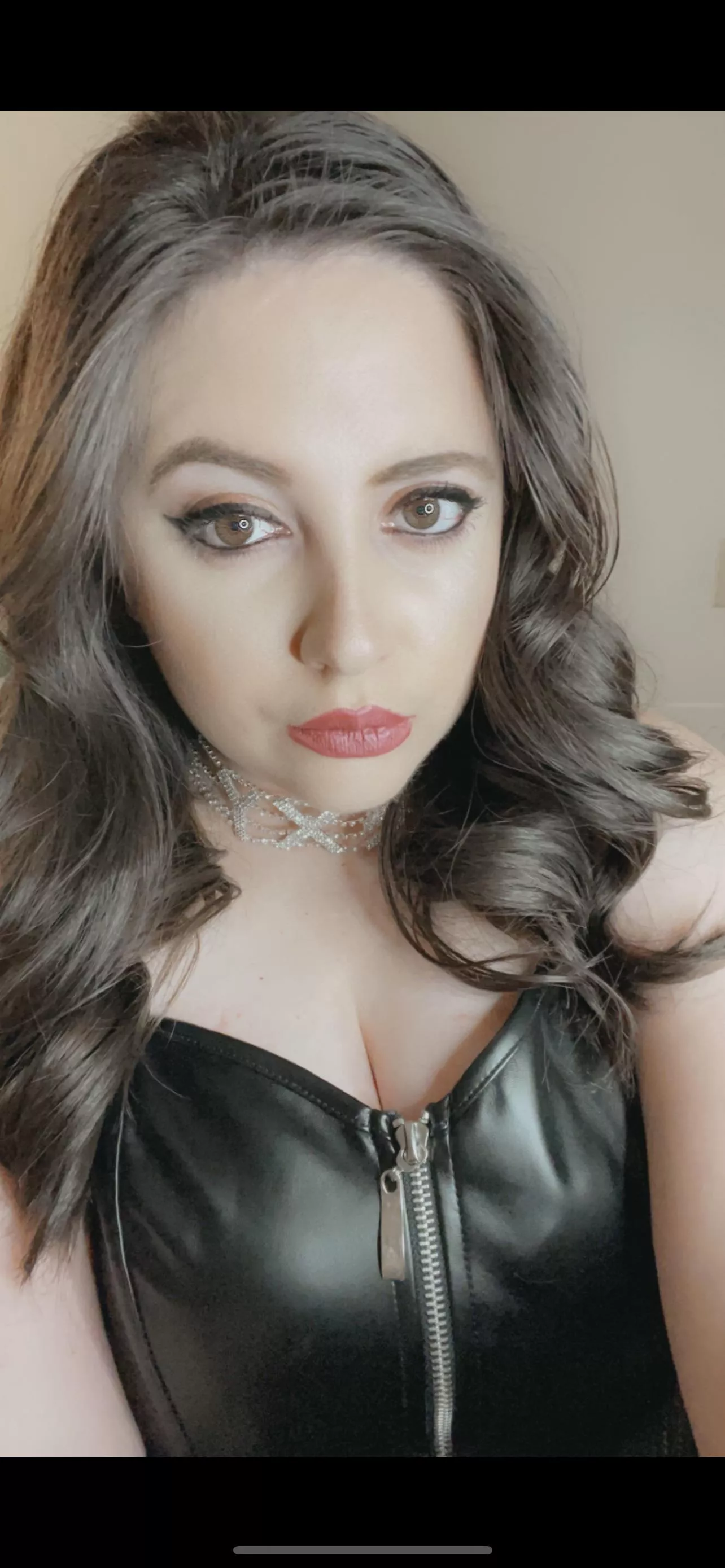 Look into my eyes and become mesmerized. Oh, and you know my corset has you hard.