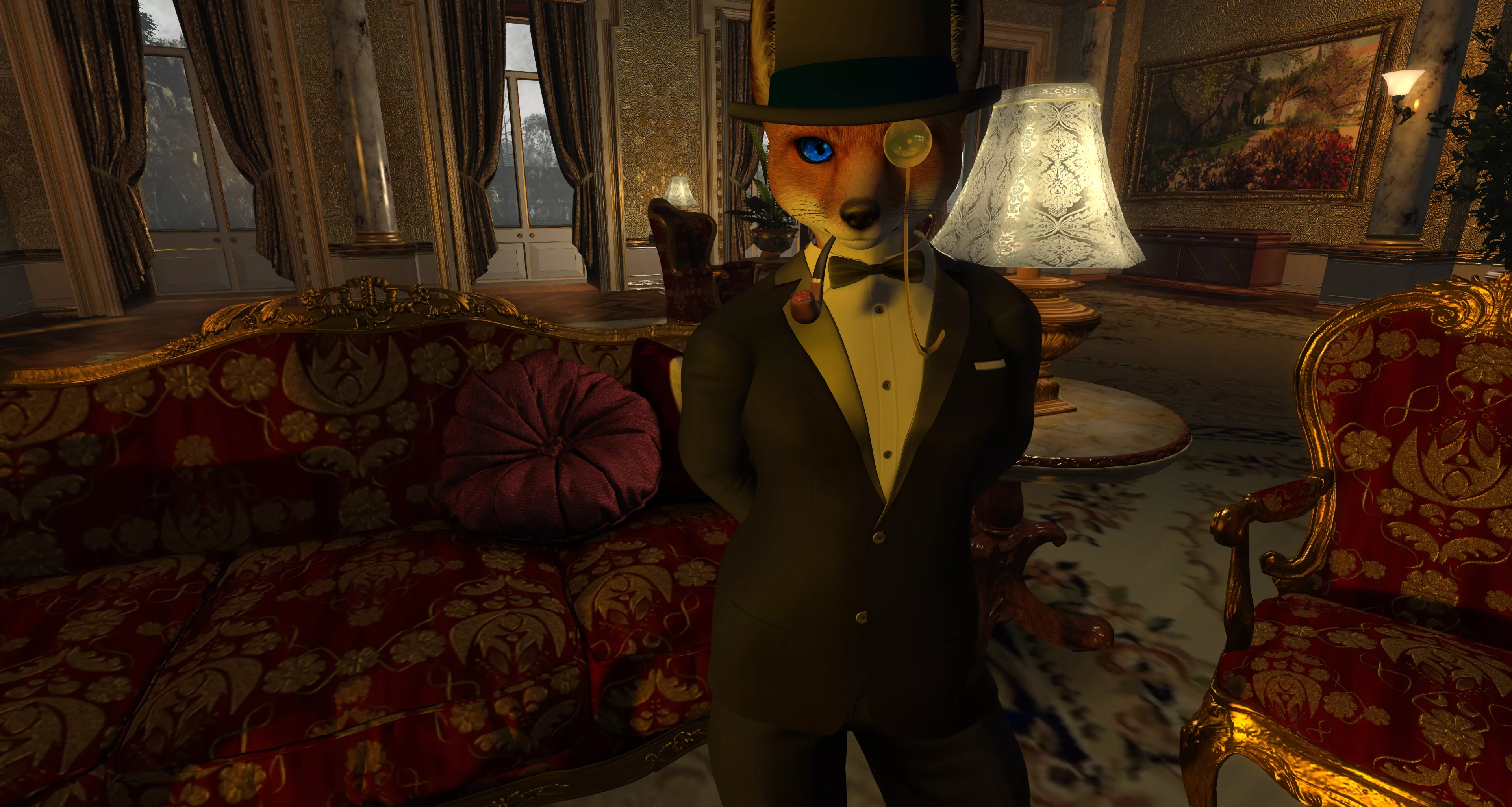 Lord Fox looking rather dapper