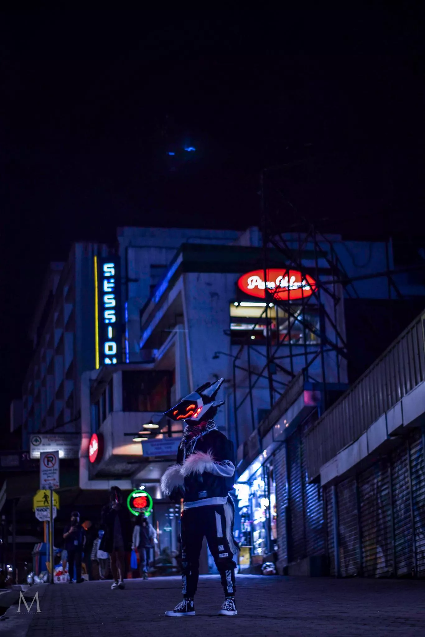 Lost in the beauty of the night. Happy fursuit friday too! Photography by: ICM Photography