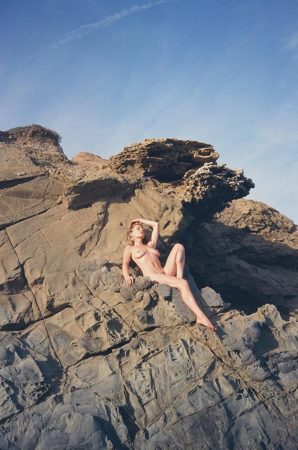 Lounging in the Rocks. Taken on 35mm Film