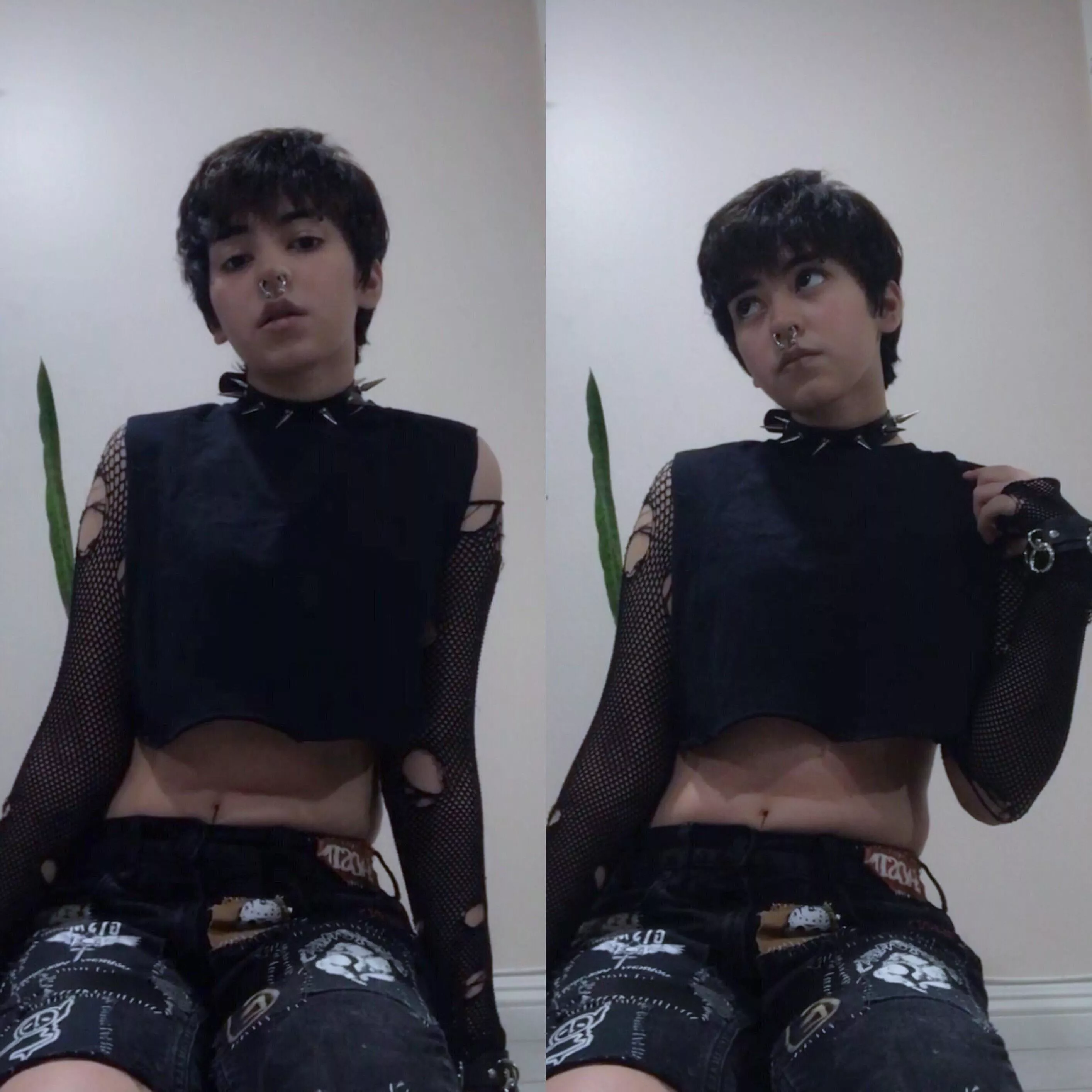 love cropped tops but don’t really like wearing them cuz i hate my tummy xc