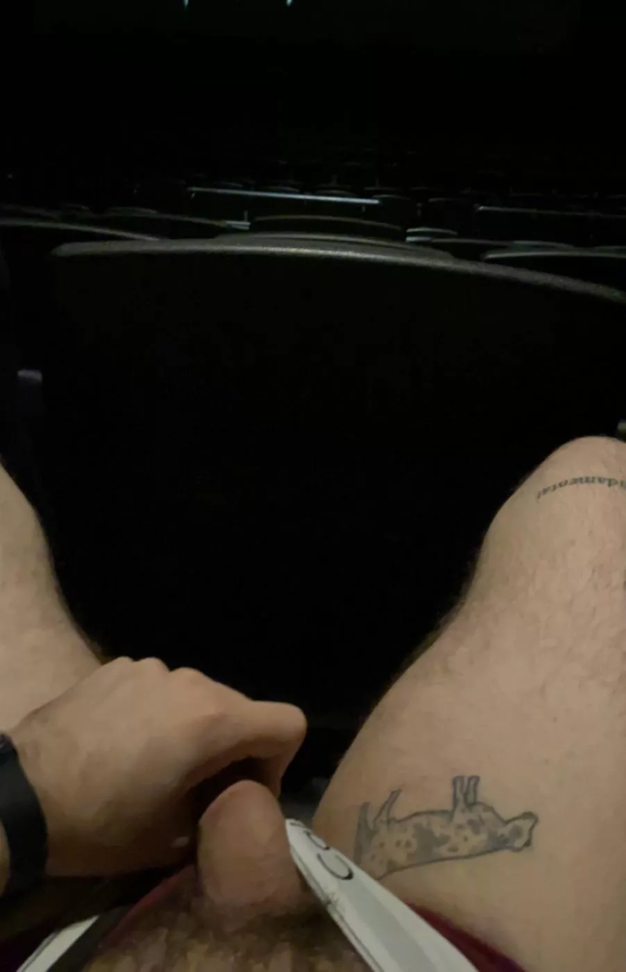 Love getting my cock out at the movies.