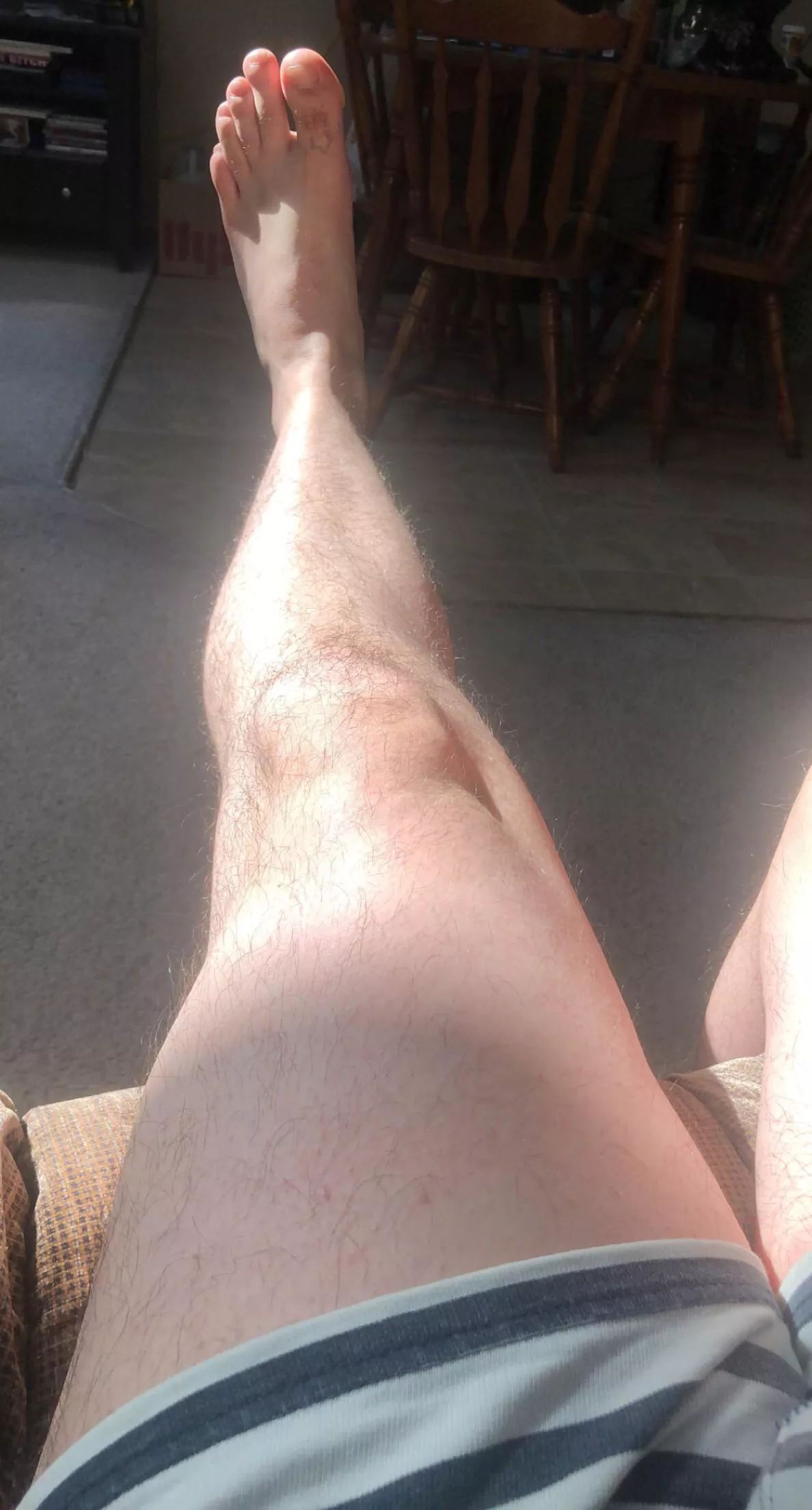 Love how my legs look in the sunlight