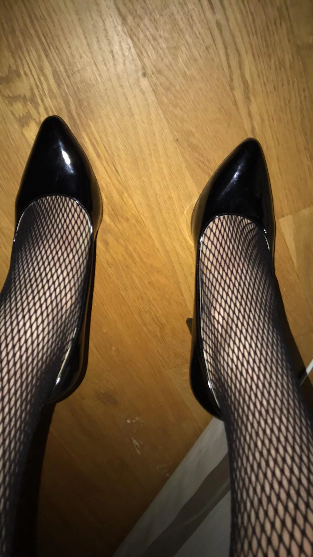 Love my fishnets and heels ðŸ‘ 