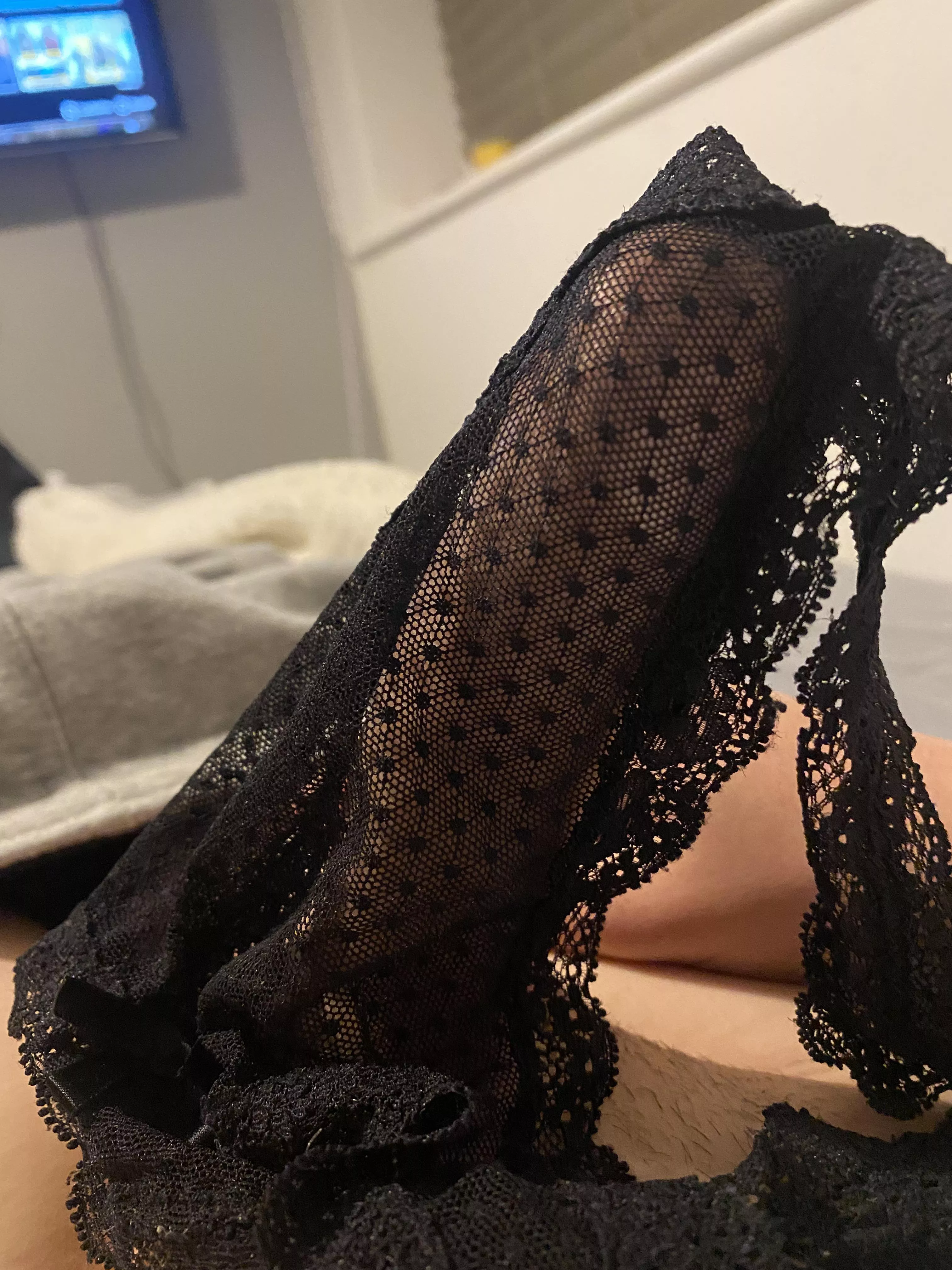 Love my sisâ€™s panties shall I cum in them?