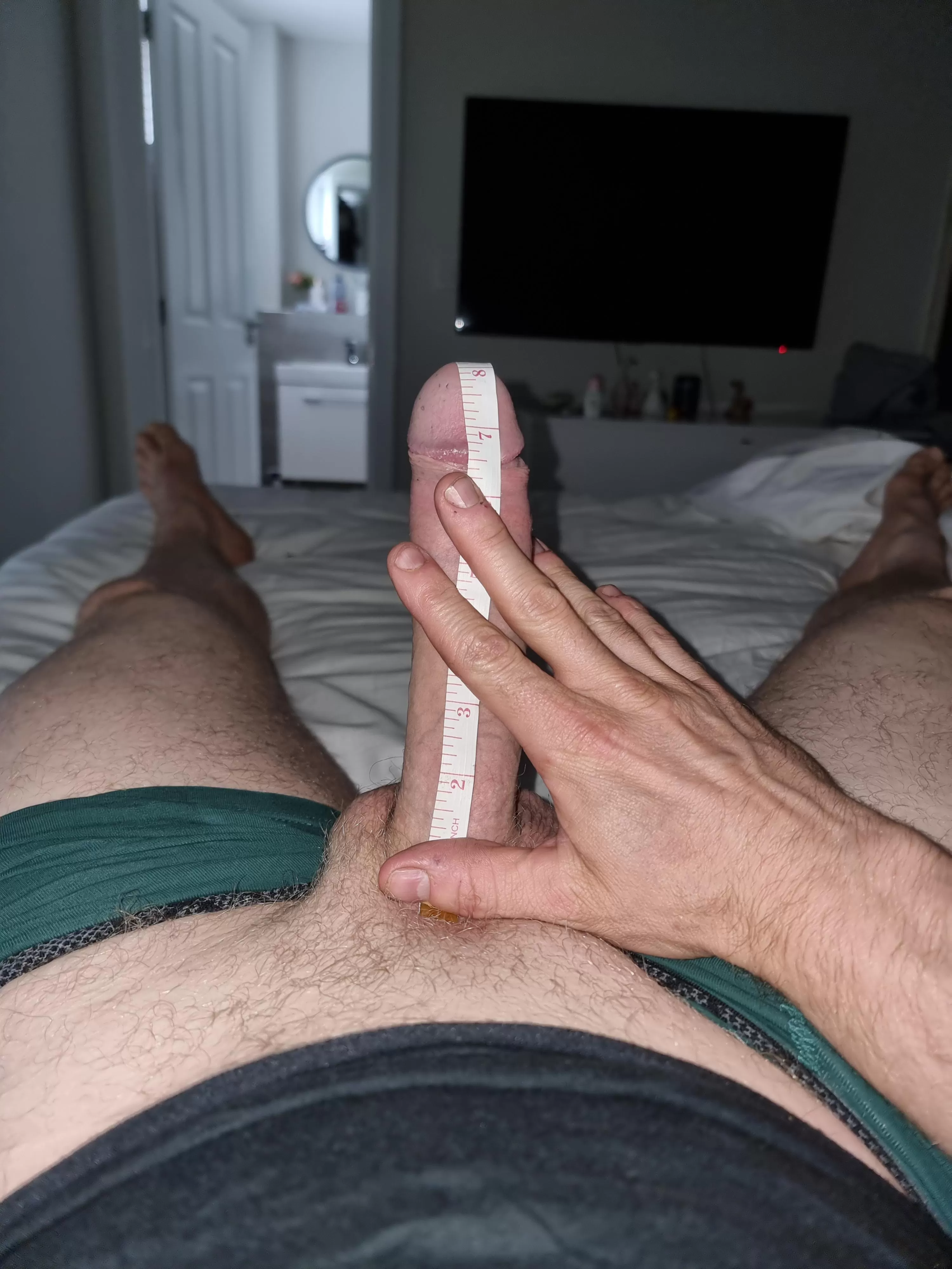 love to measure my cock