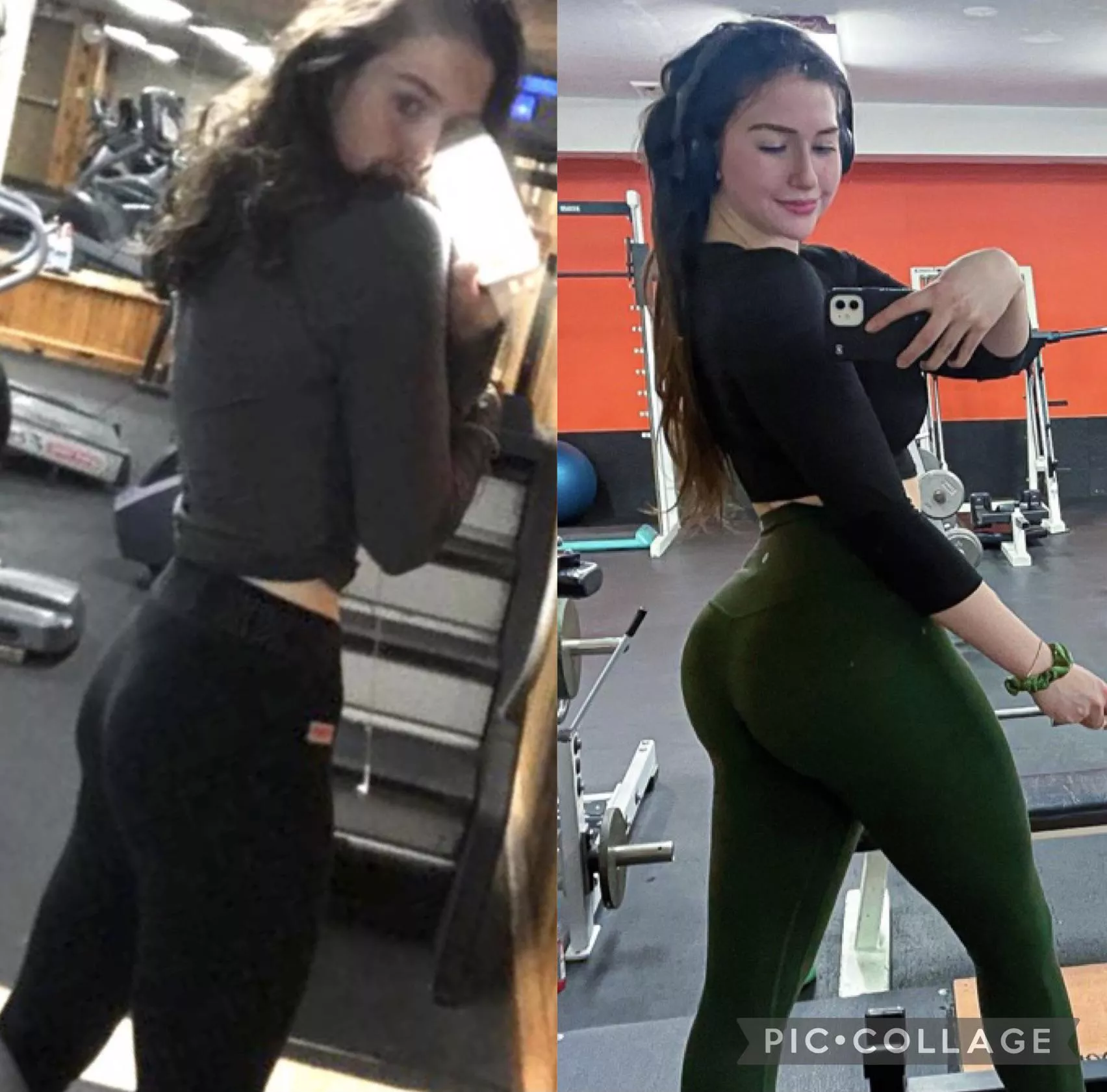 Loving her new and improved glutes