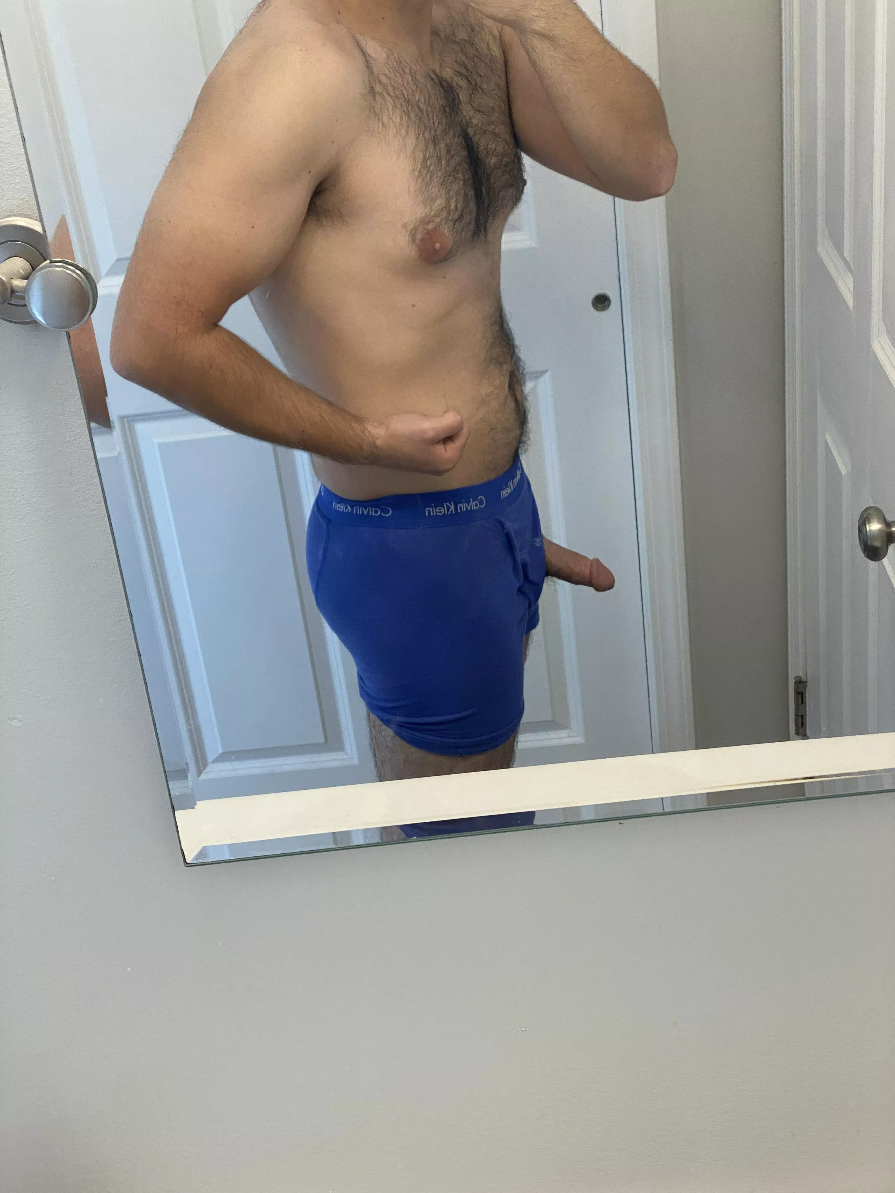 (M) Just finished my workout