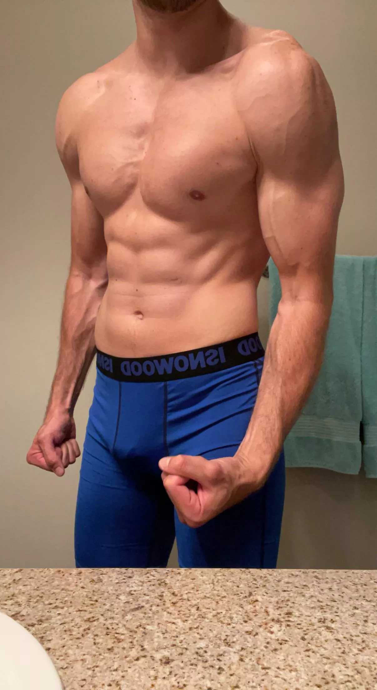 (M) Post workout today. Thoughts?