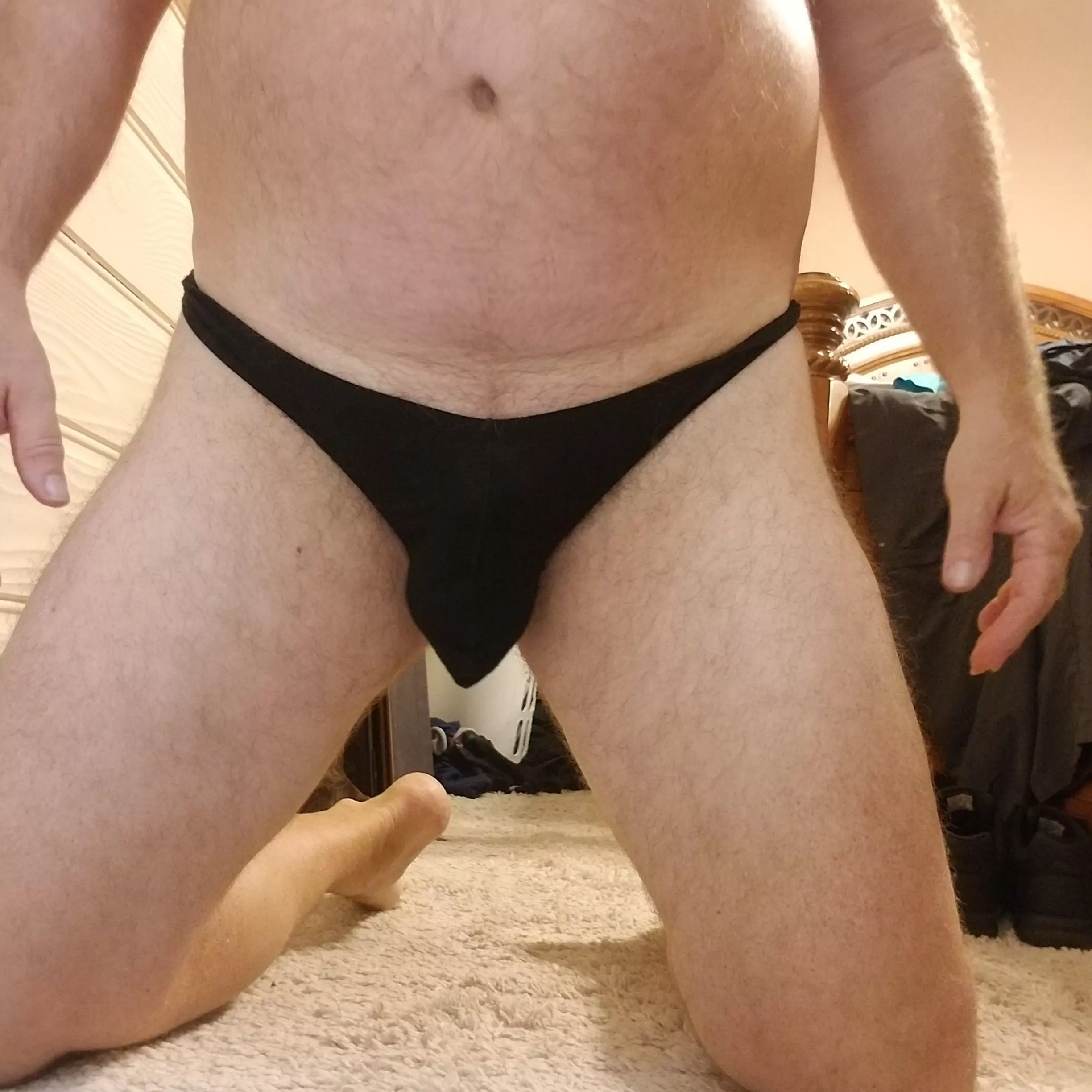 M57 Basic black thong