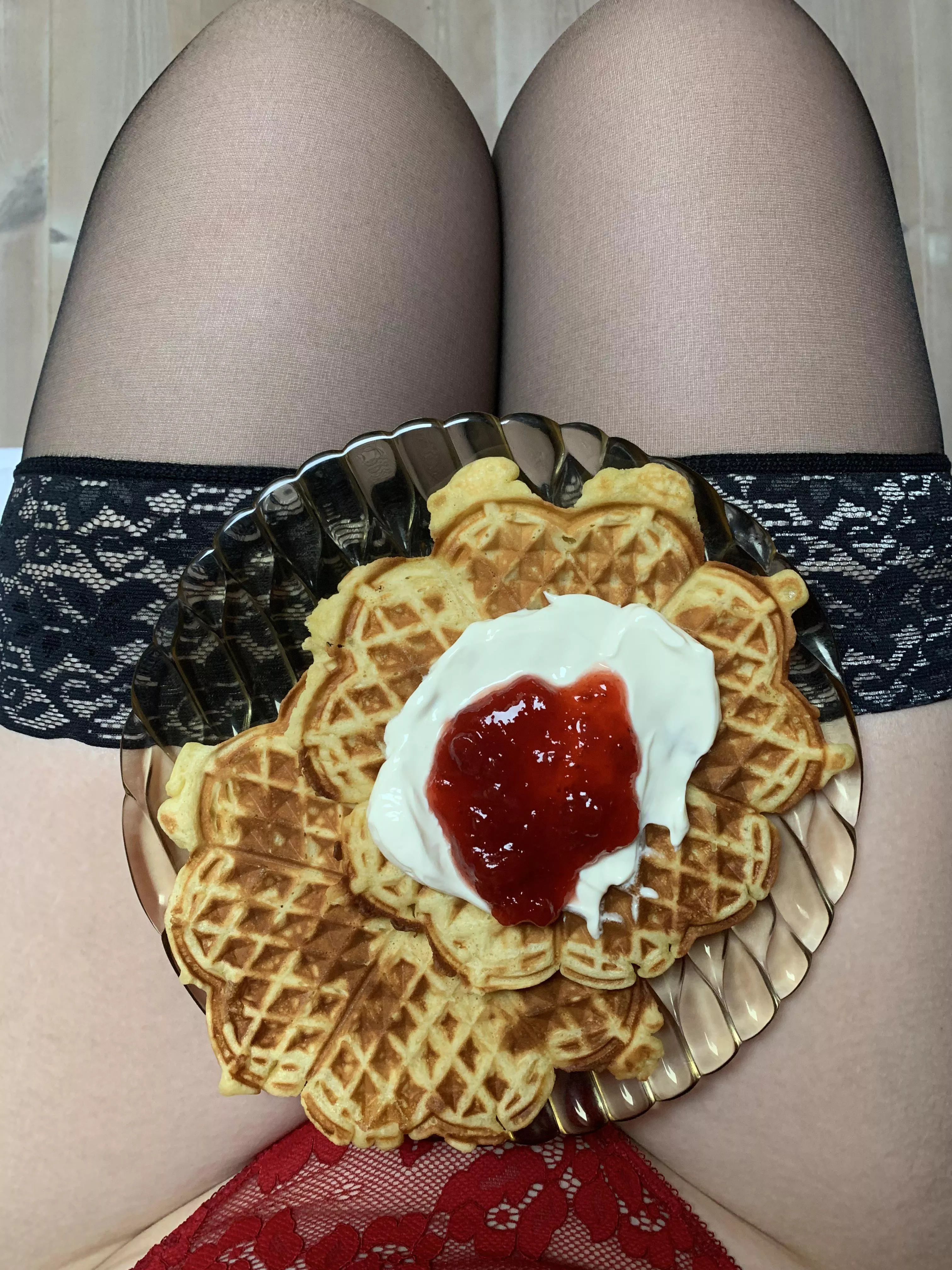 Made some waffles for youðŸ˜‡