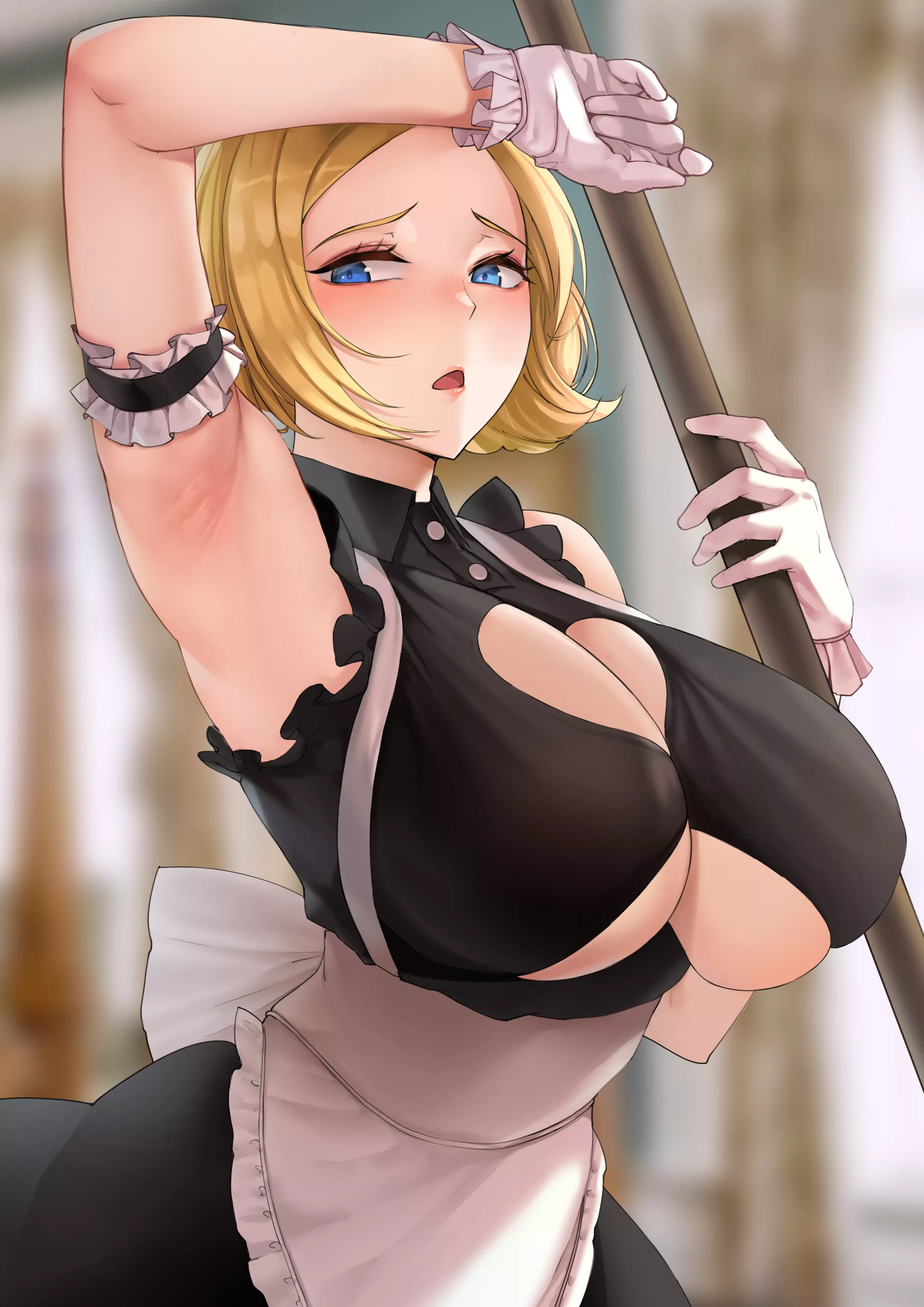 Maid Working Hard