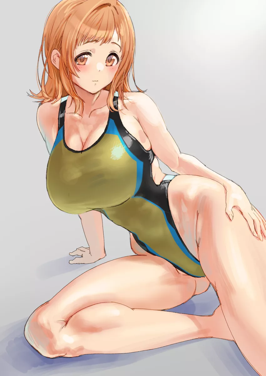 Mano Competition Swimsuit (Dokiyuri) [Idolmaster]