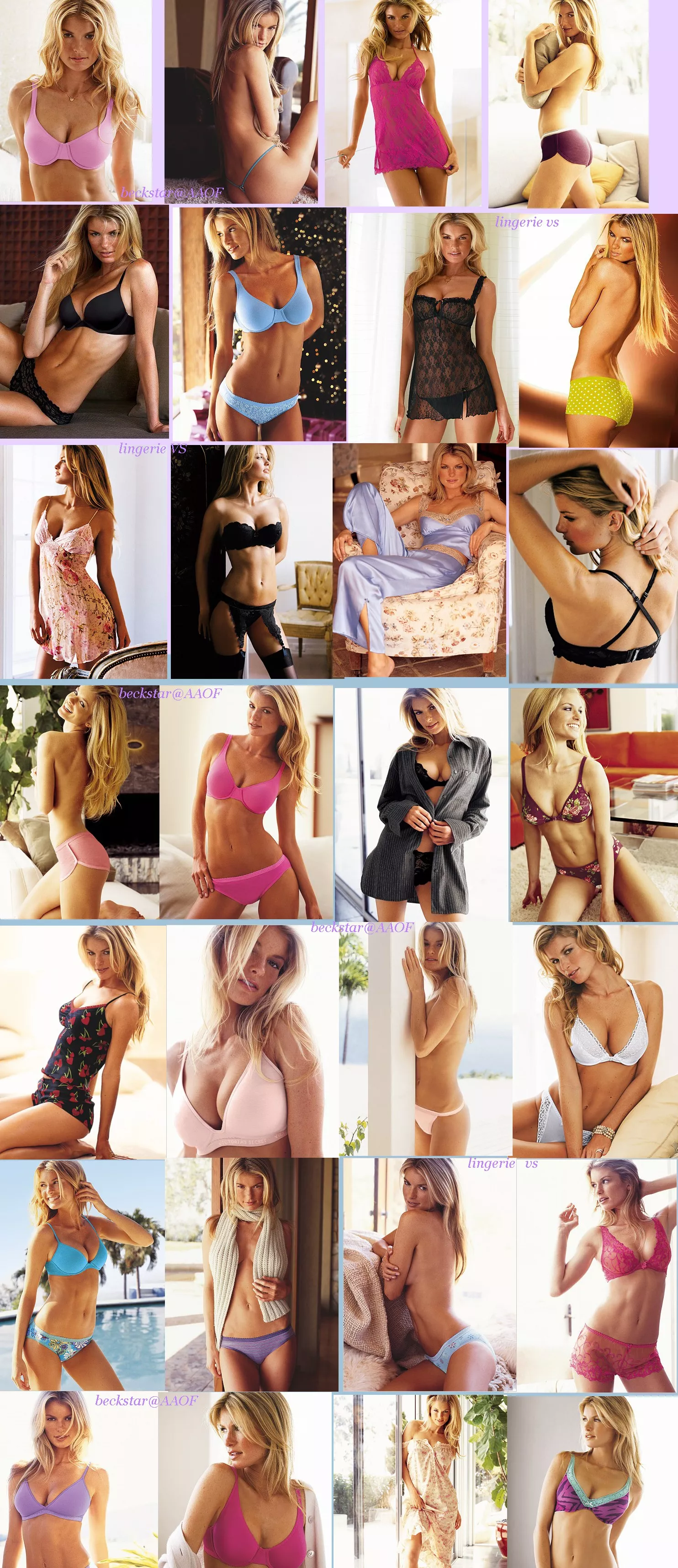 Marisa Miller - Victoria's Secret Collage