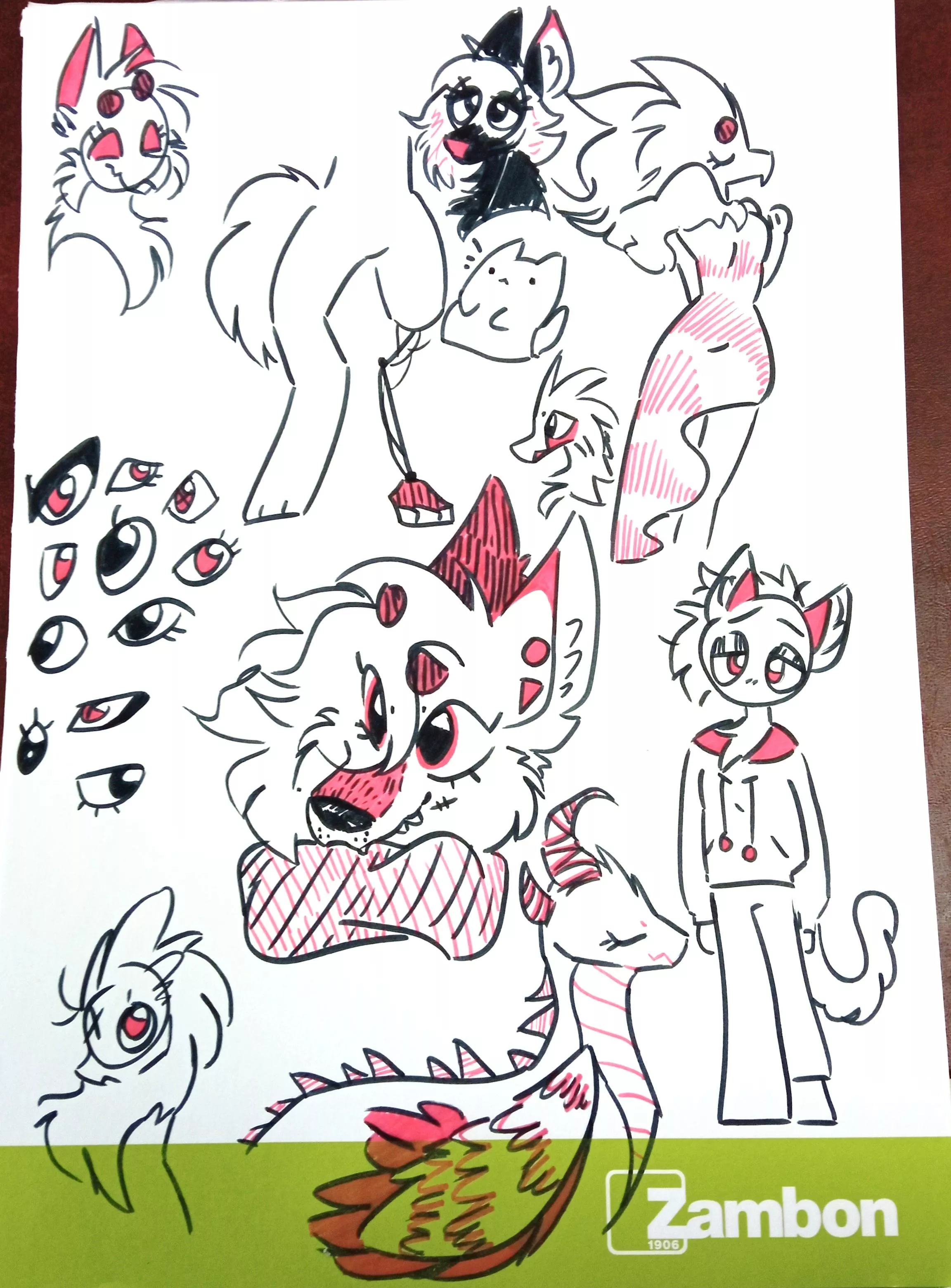 Marker Doodle Page - art by me