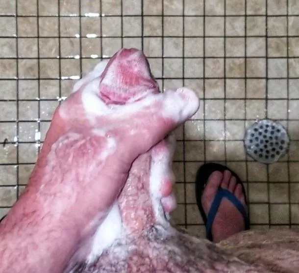 Masturbating in the shower [43]