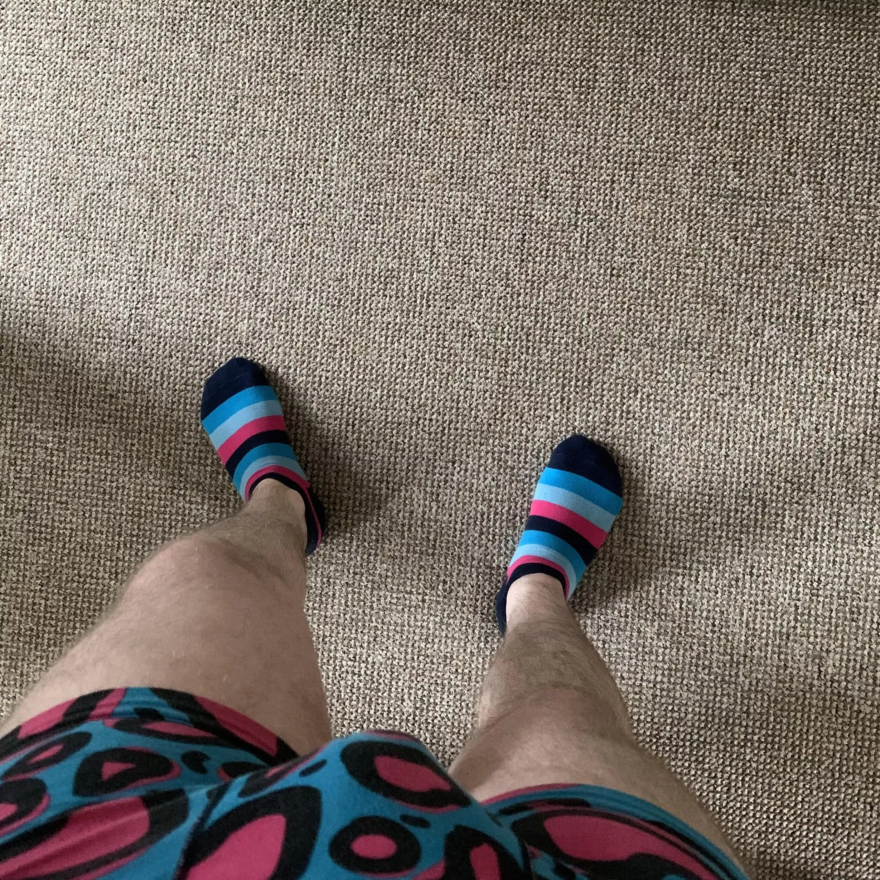 Matching Oddballs boxers and socks