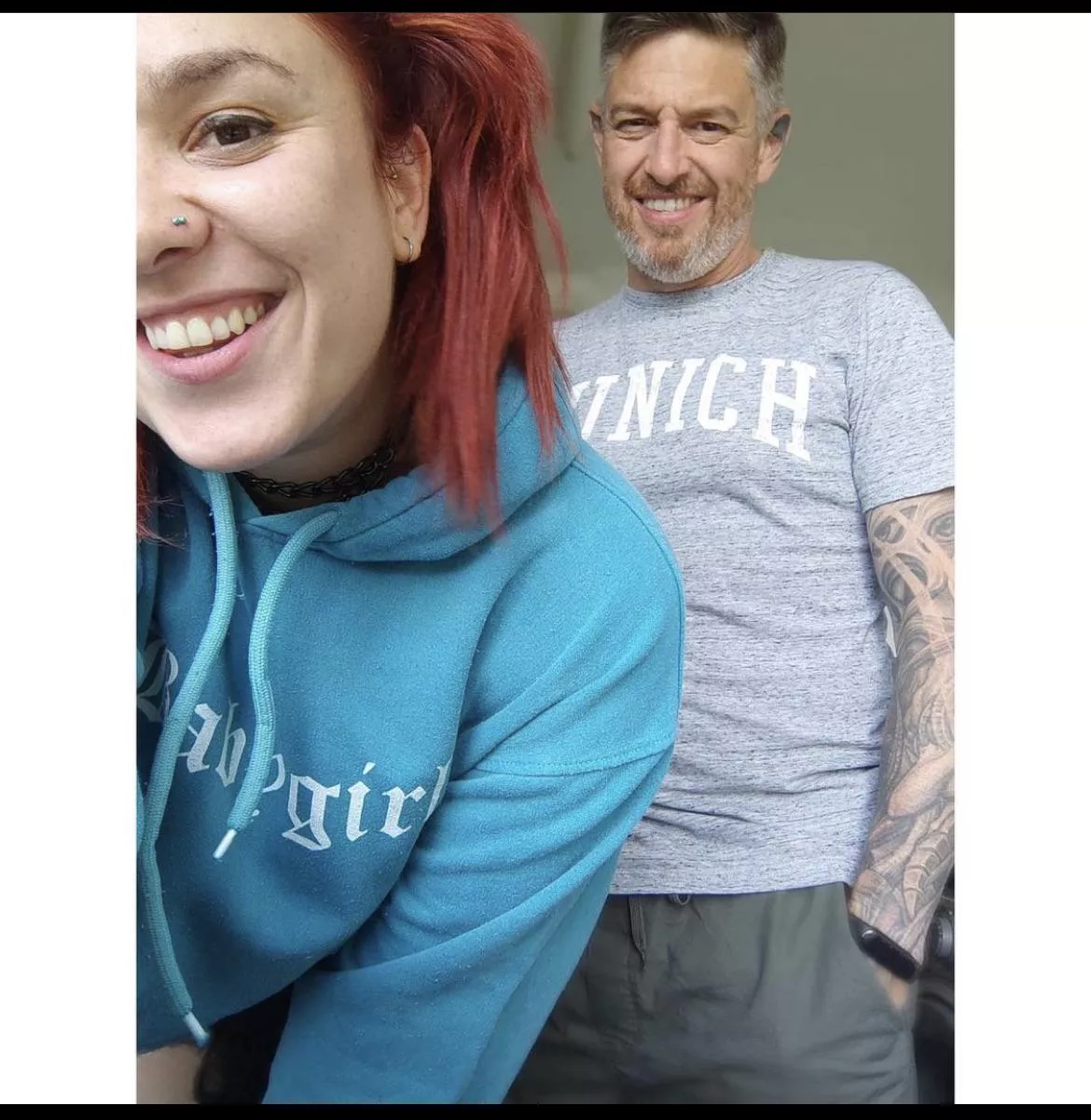 Me and daddyðŸ¥°ðŸ¥° one of my favourite pictures. Plus the Babygirl hoodie he got for me, meep.