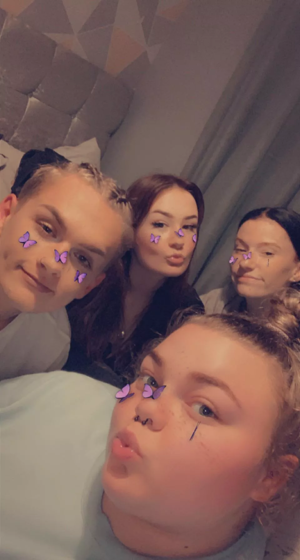 me and the girls having a girly nightðŸ˜˜â¤ï¸ come get us boisðŸ˜‰