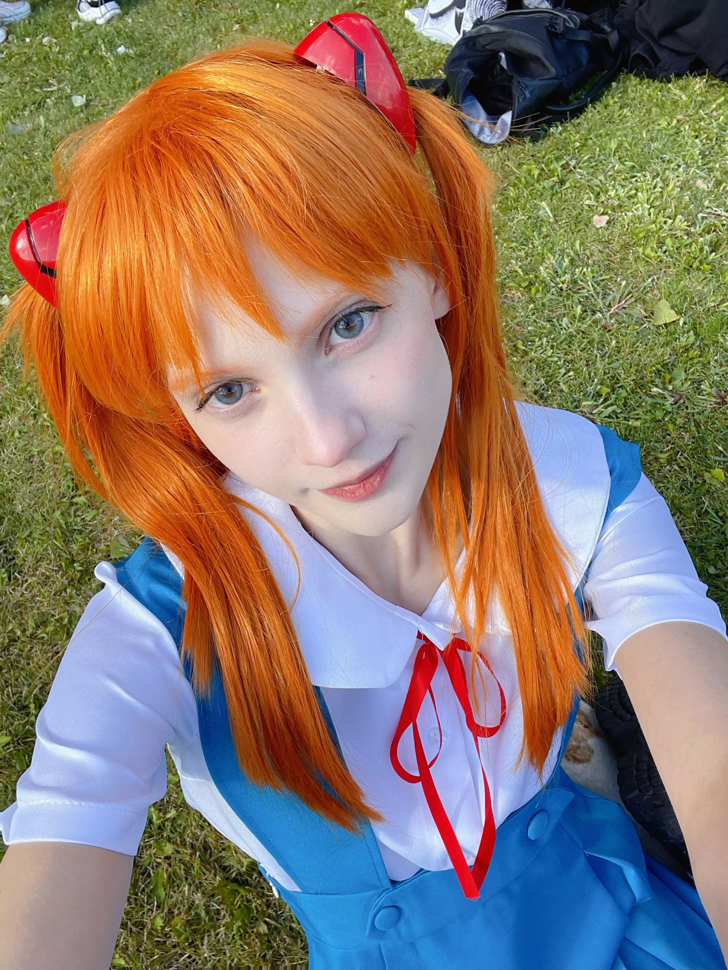 Me as Asuka from Evangelion yesterday at Comic Con Ukraine (by Katie Westwood)