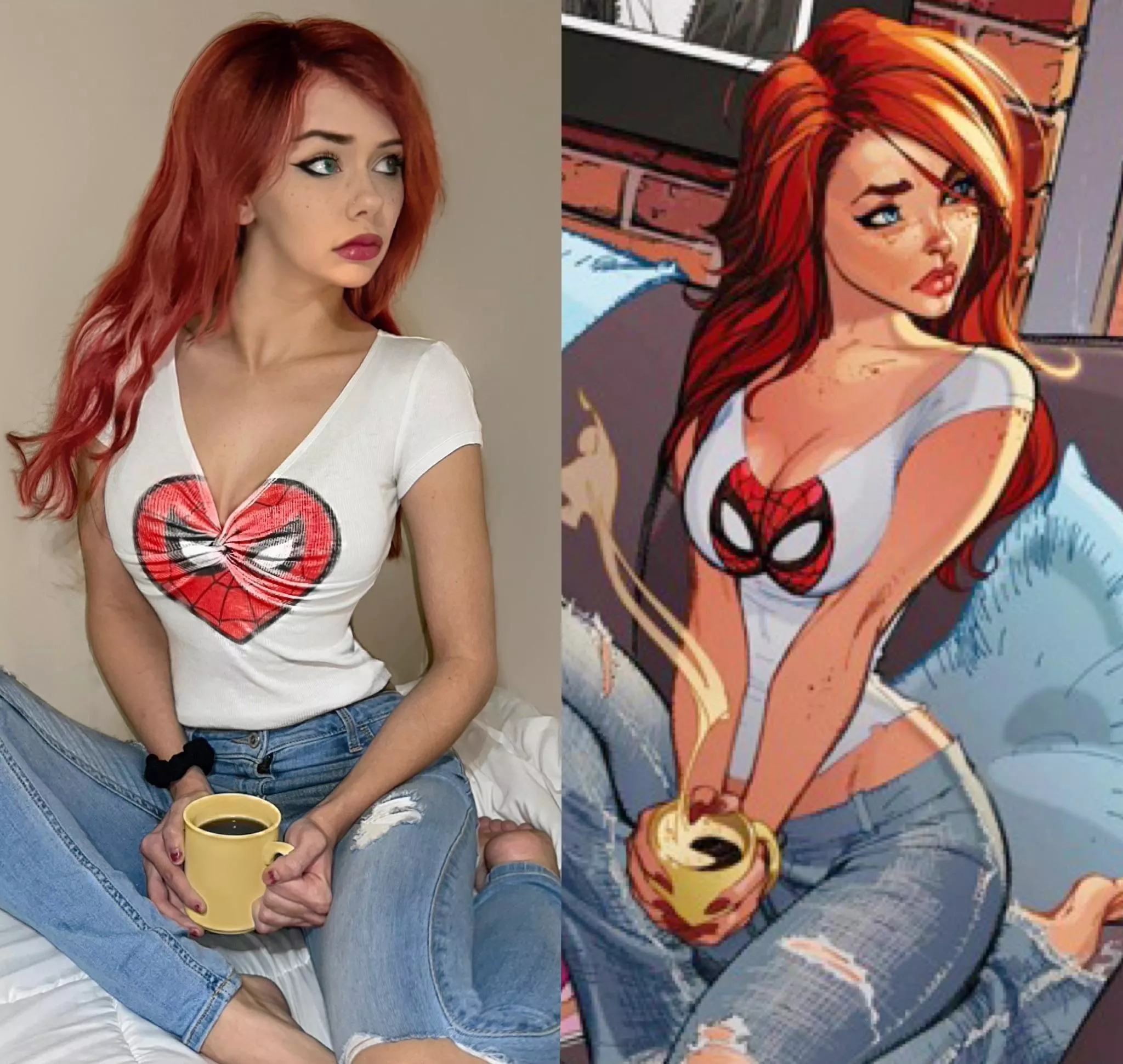 Me as Mary Jane â¤ï¸ðŸ•· (my first cosplay ever)