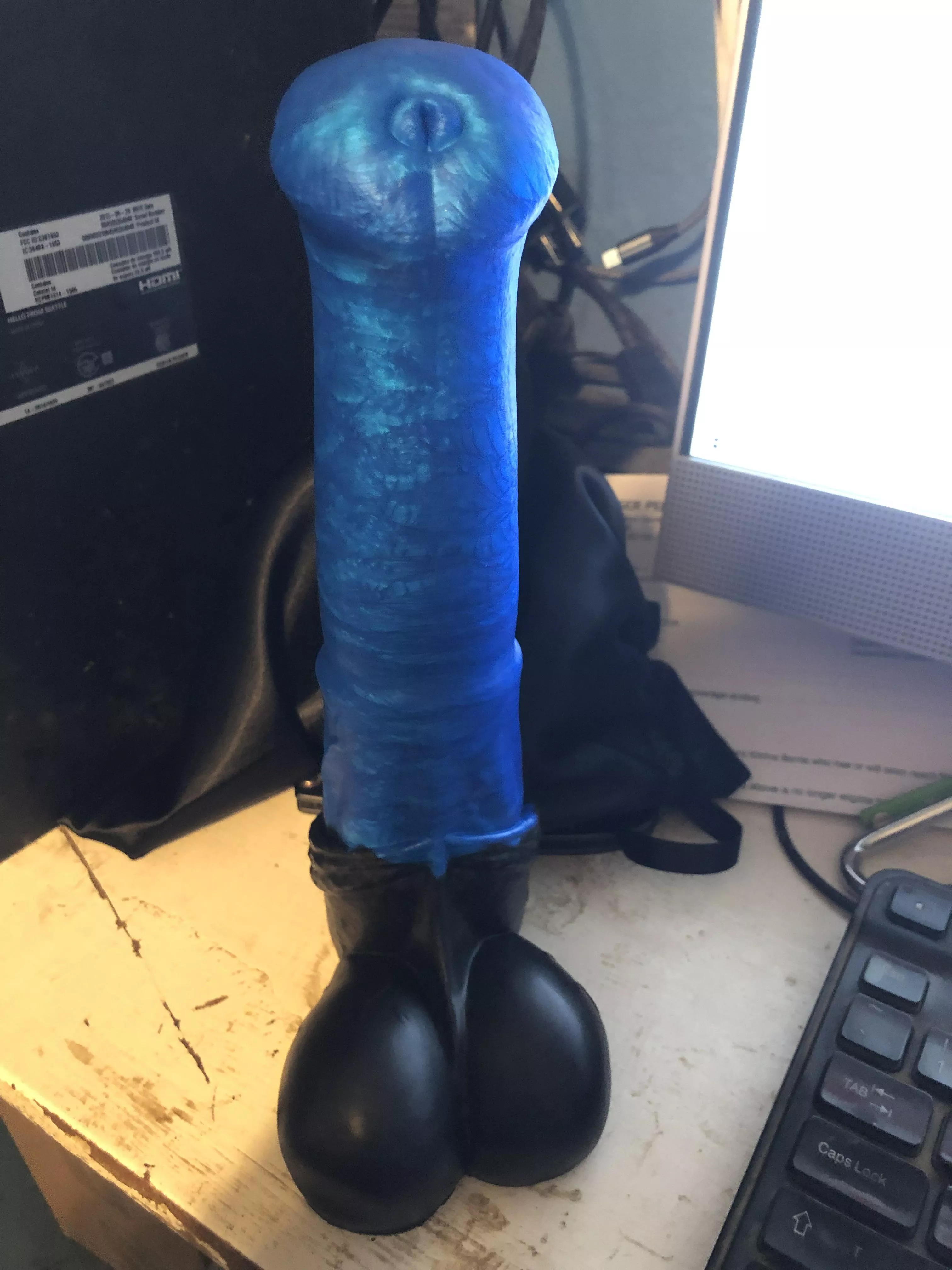 Medium Horvak from Stifflove. First non human dildo. He’s so pretty!