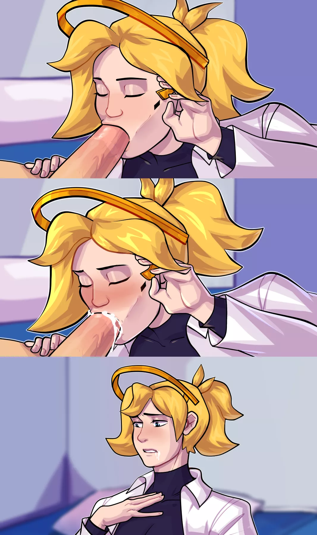 Mercy is getting used to the taste [ACADEMY34]