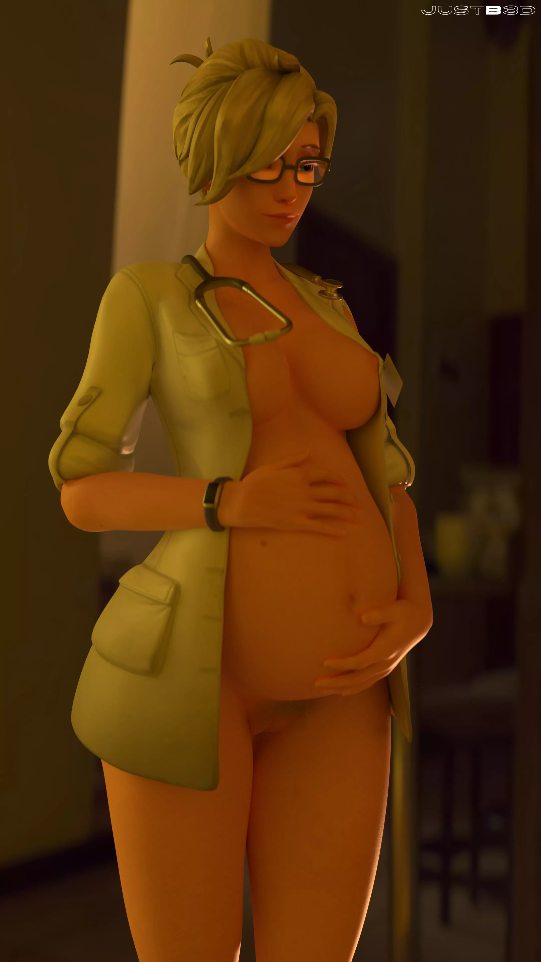 Mercy's fertility test [Overwatch] (justb3d)