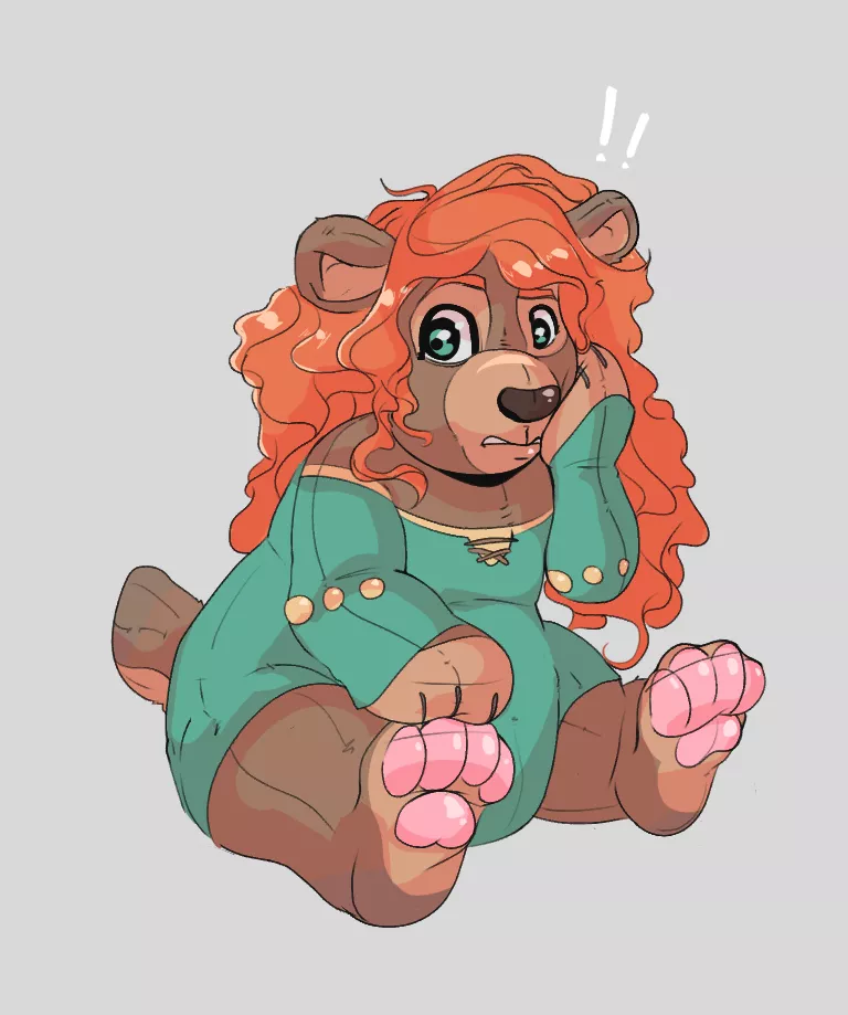 Merida Bear Plush TF by ReddishMaroon