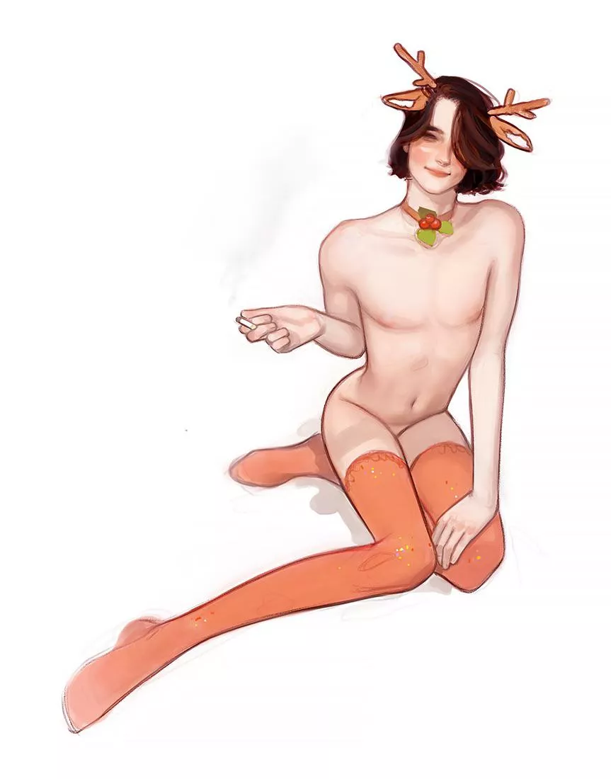 Merry Christmas everyone! Here’s a sexy little reindeer! (Ulrik)