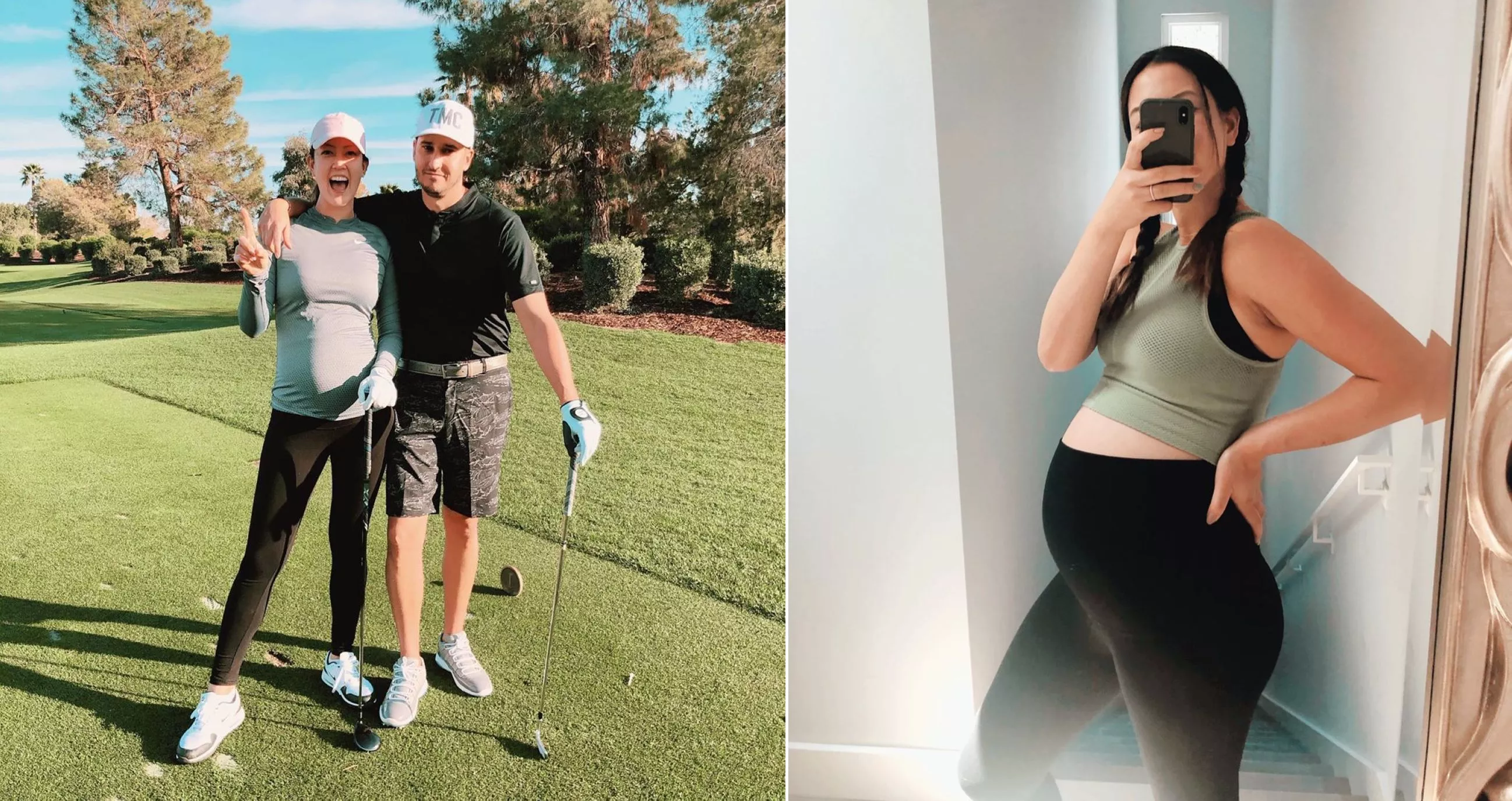 Michelle Wie West pregnant with daughter Makenna