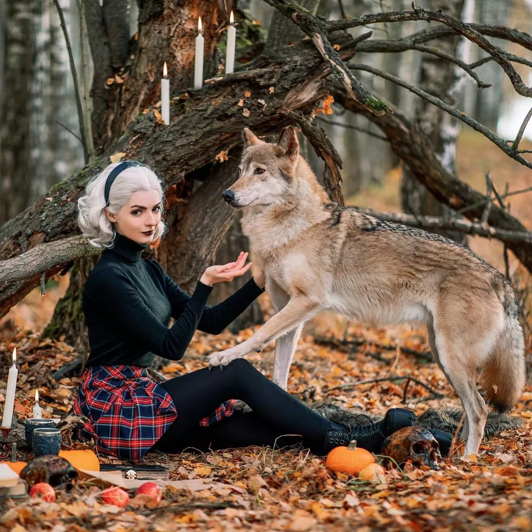 Mighty Raccoon as Sabrina Spellman