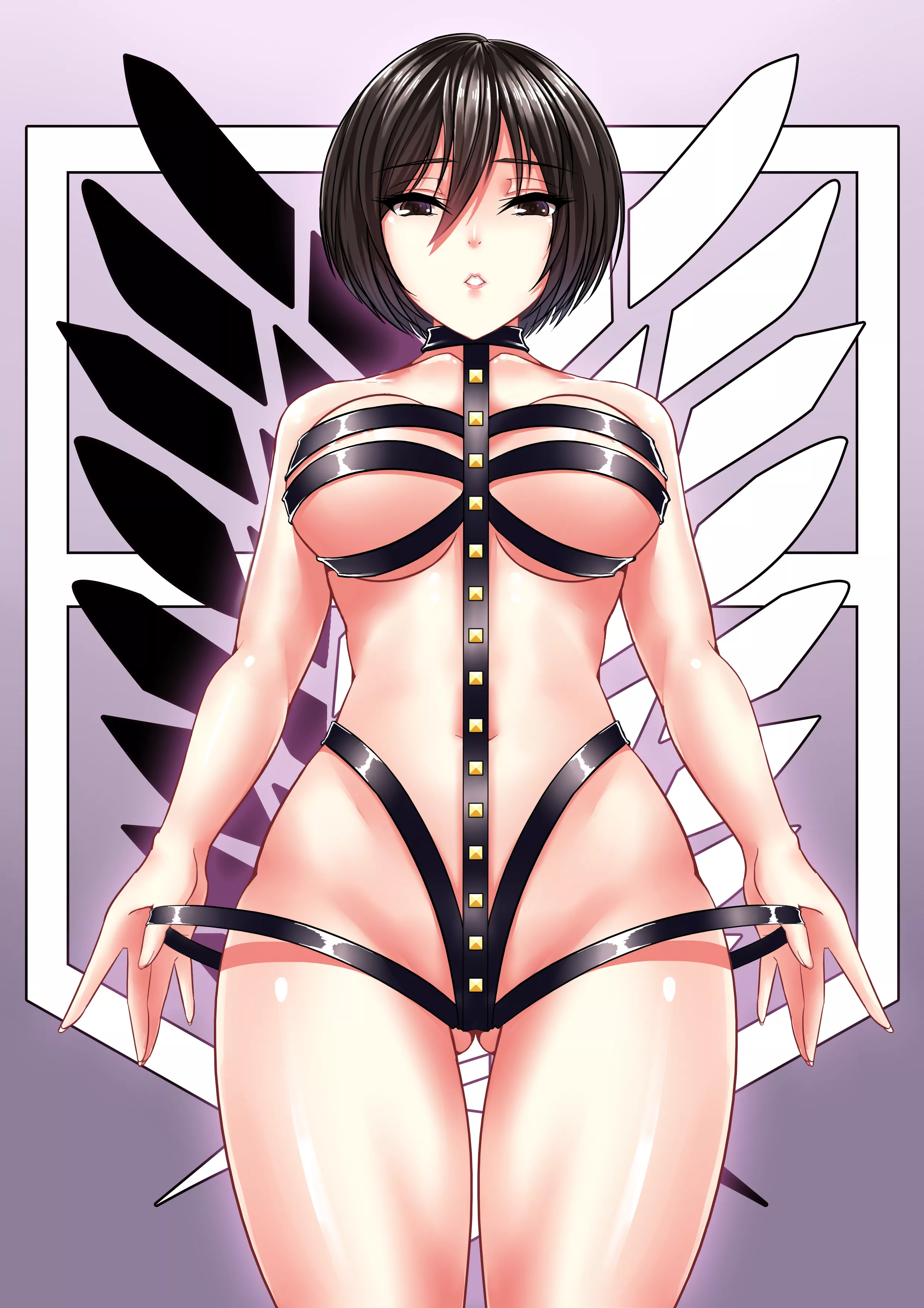 Mikasa once more in some amazing lingerie