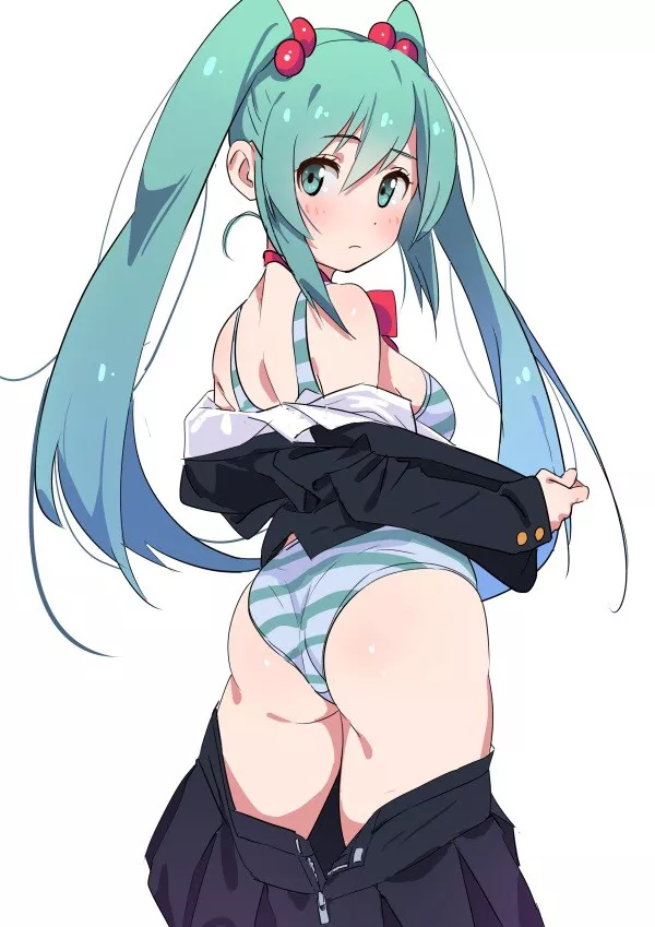 Miku Undressing Her Uniform