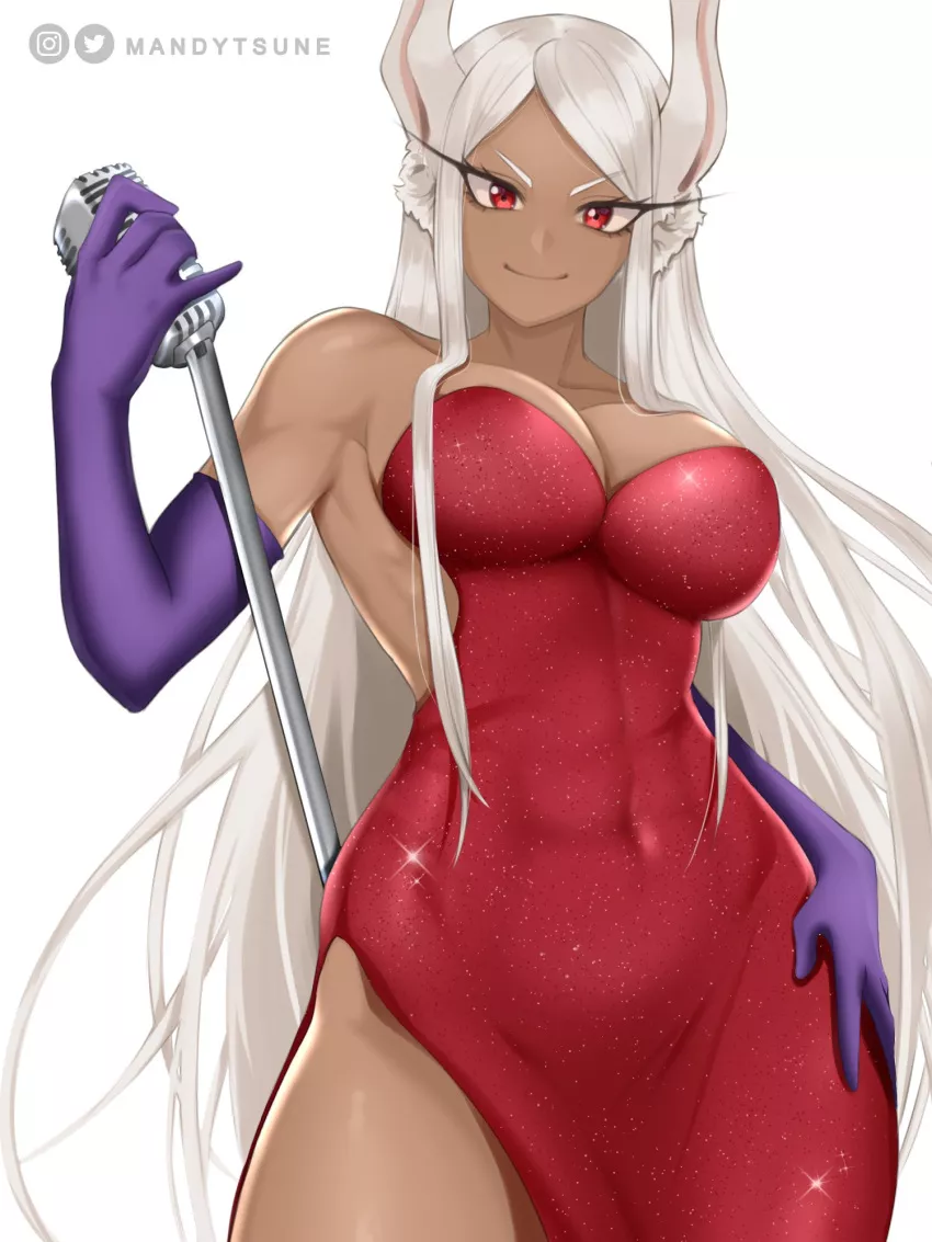 Mirko cosplaying Jessica Rabbit (Mandytsune)