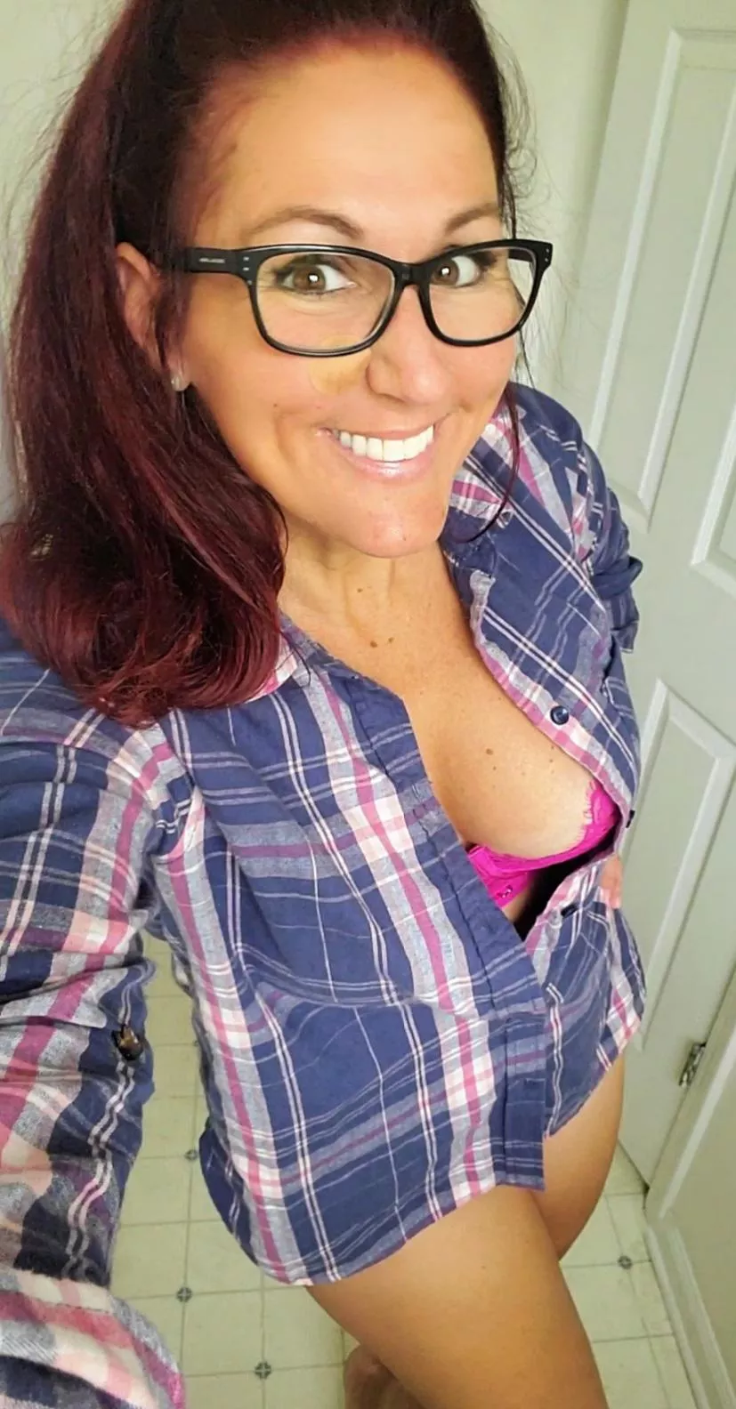 Mom Bod Monday and flannel! Last day of being in my 40's!!! [F,49]