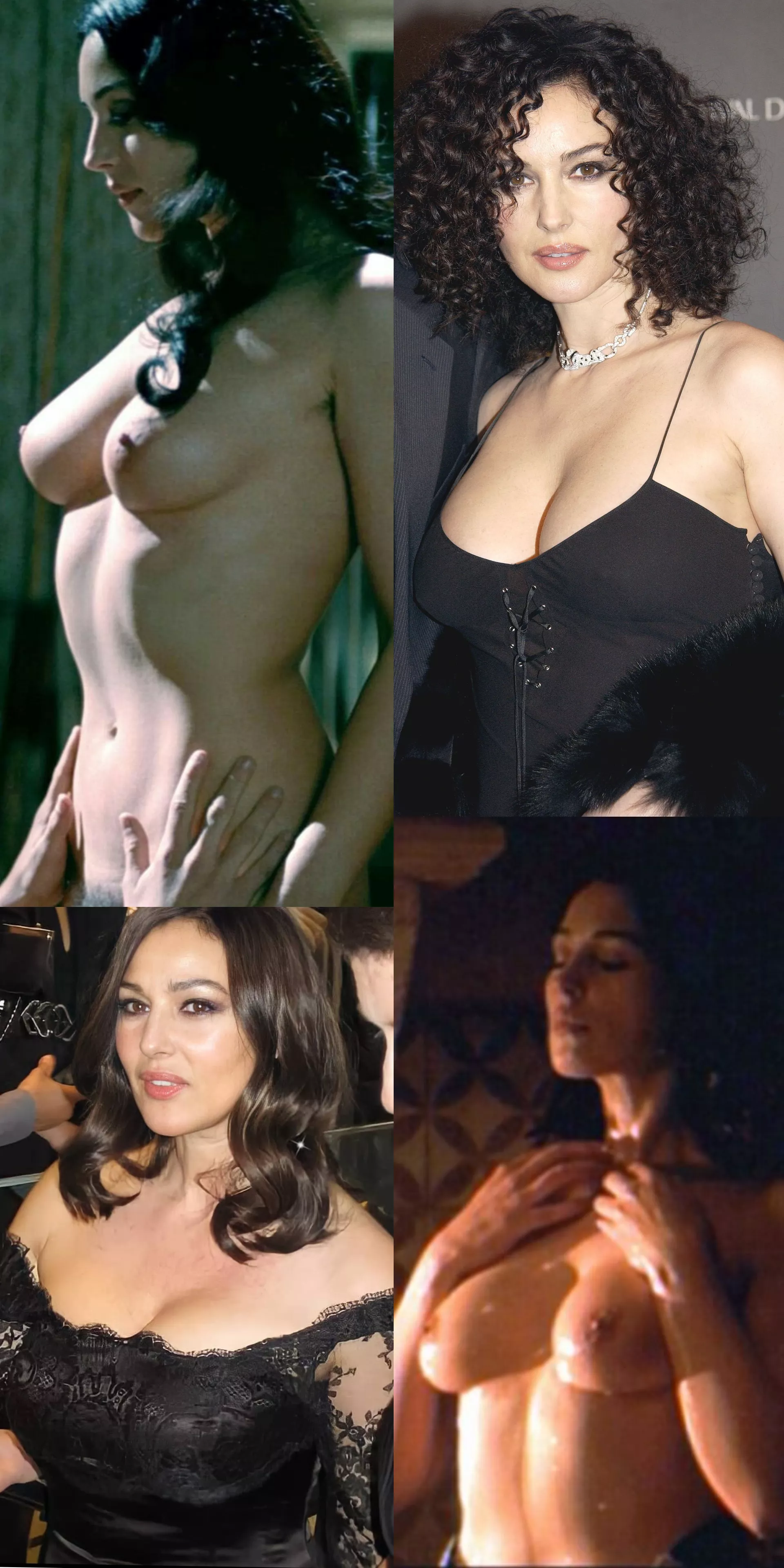 Monica Bellucci on and off