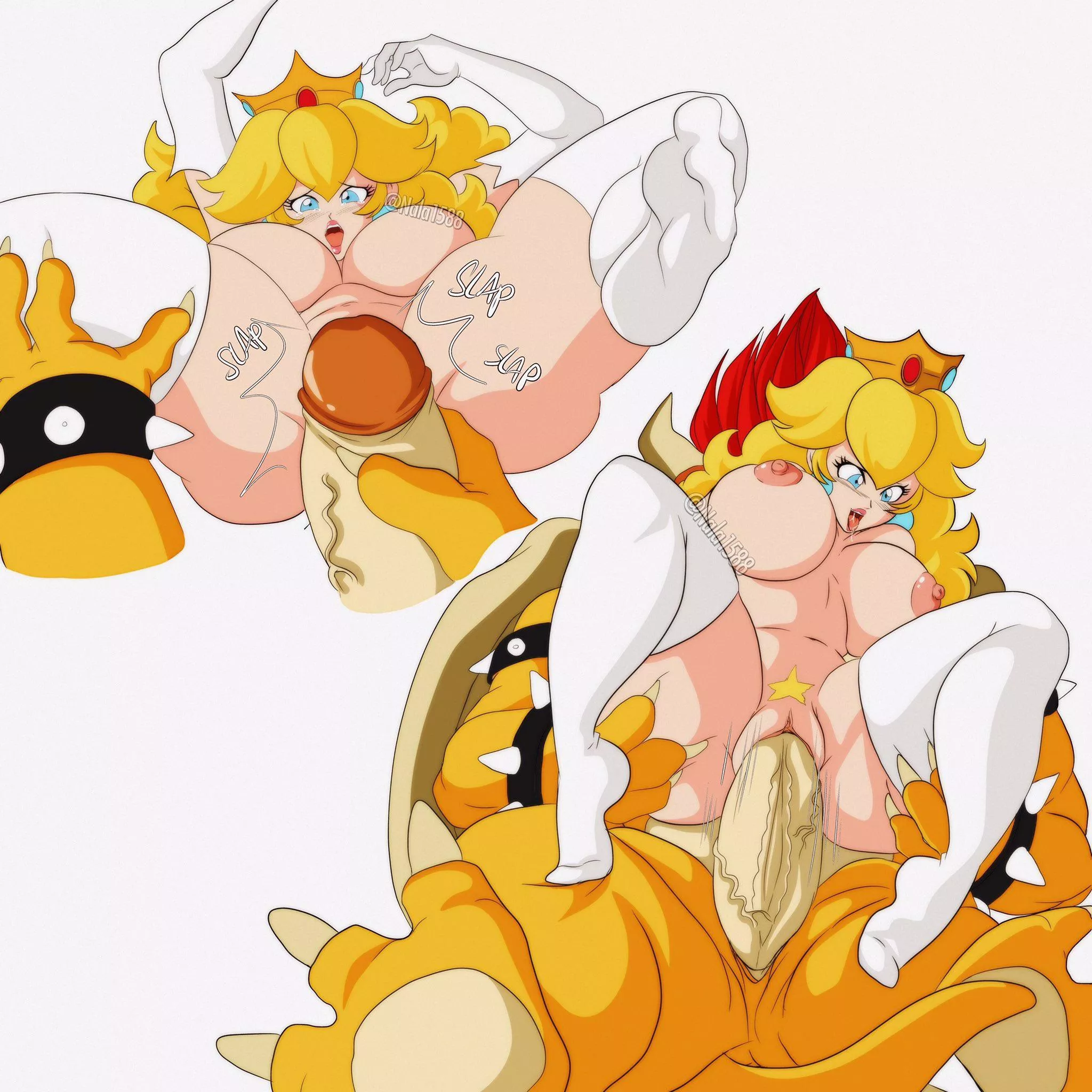 More Peach and Bowser (Nala1588)