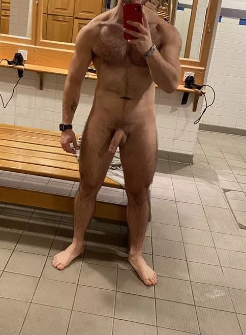 Morning softy from the lockerroom