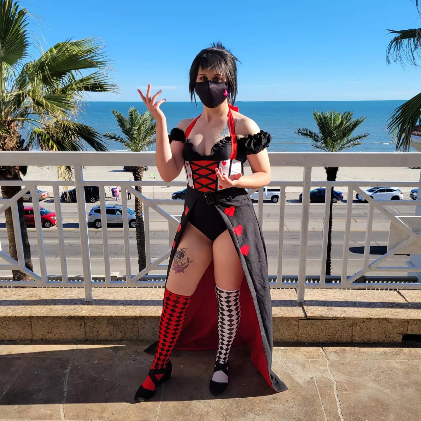 Morrigan from Dragon Age (Queen of Hearts Halloween costume)(IG goddessdevana)