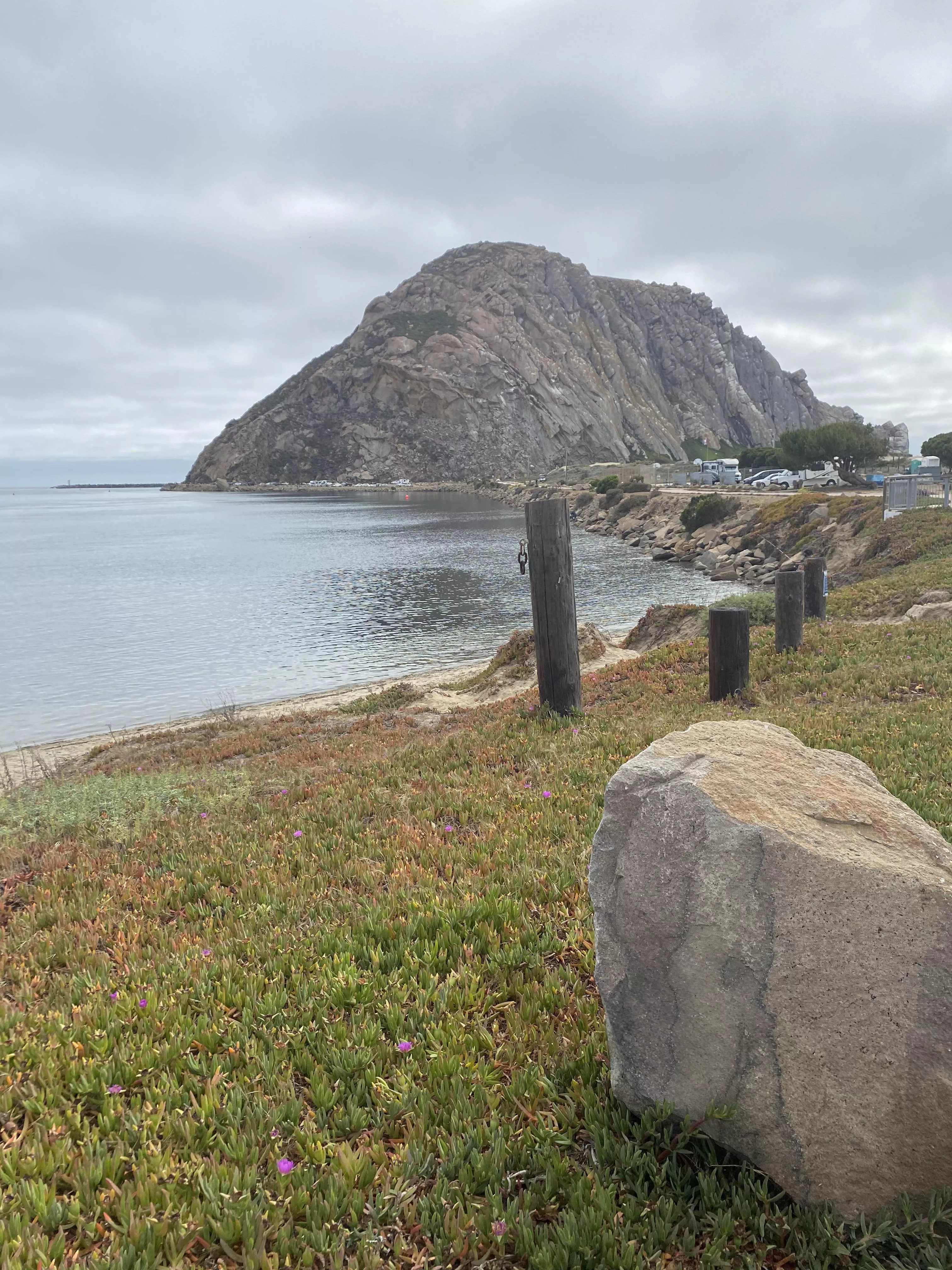 Morro Rock in Morro Bay, CA.