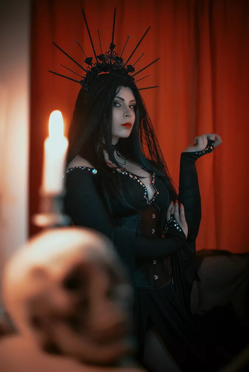 Morticia Addams by Mira Mioki