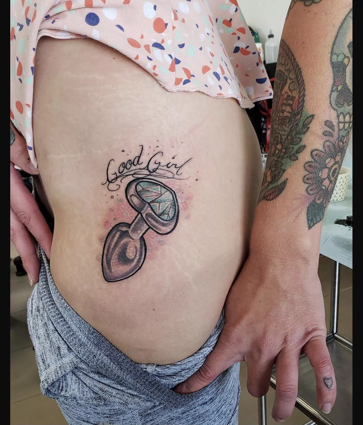 Most out there tattoo Iâ€™ve seen on someone not in porn. Just a normal married nurseâ€¦