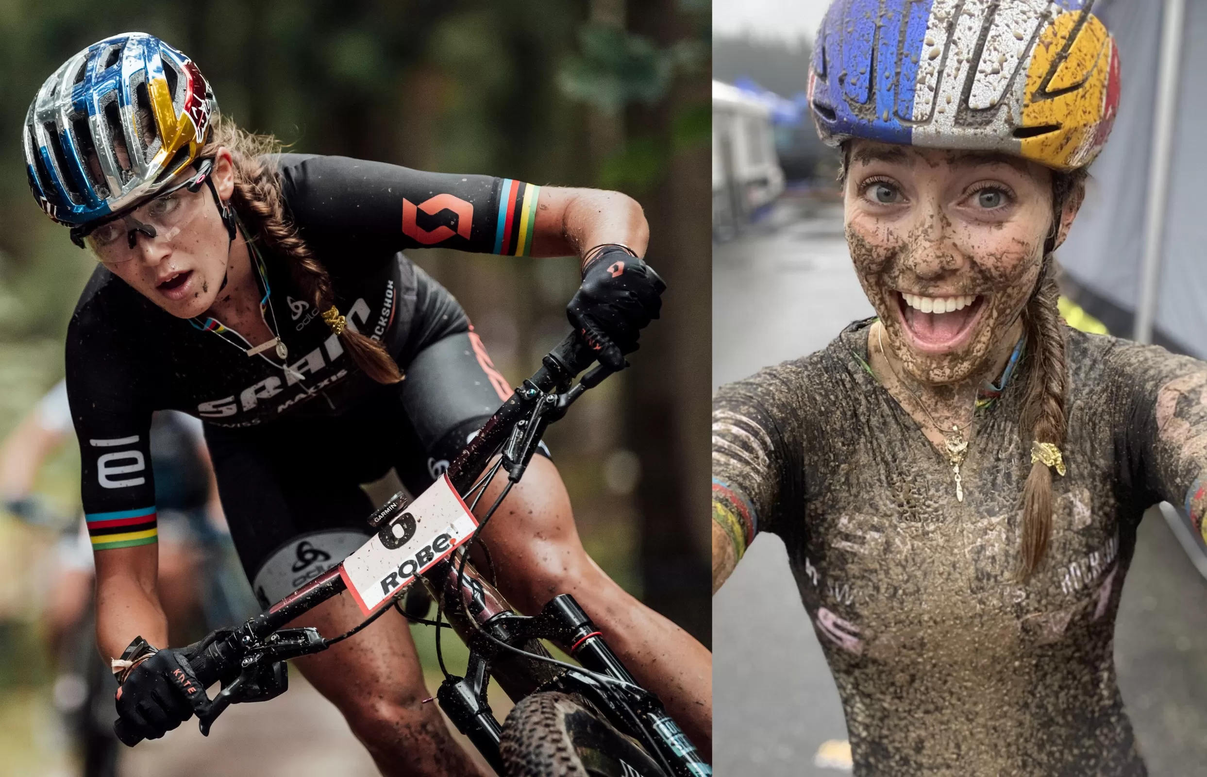 Mountain bike world champion Kate Courtney