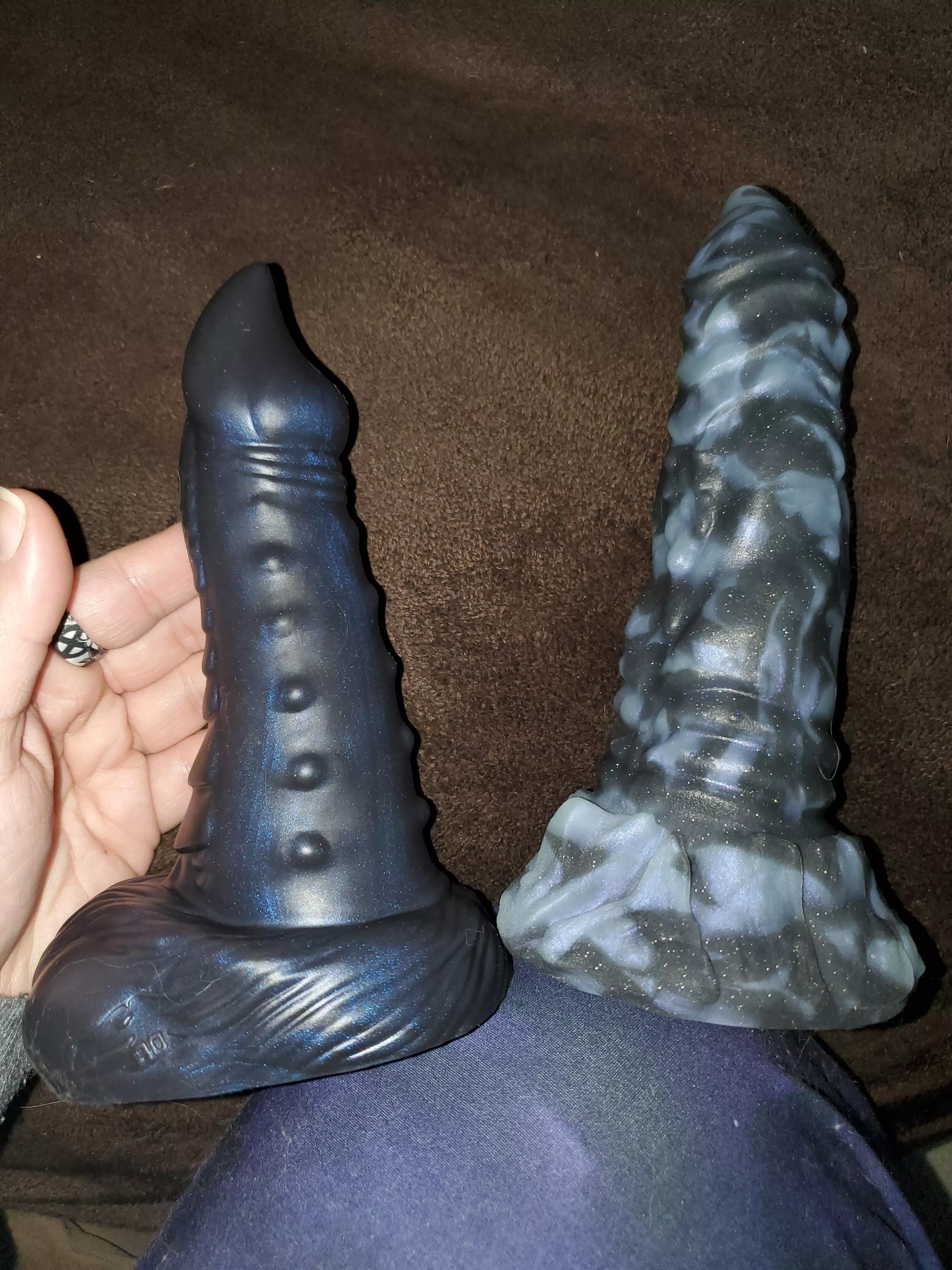 My 2 most recent friends! S/M demon dick and s/m Clayton ðŸ˜.