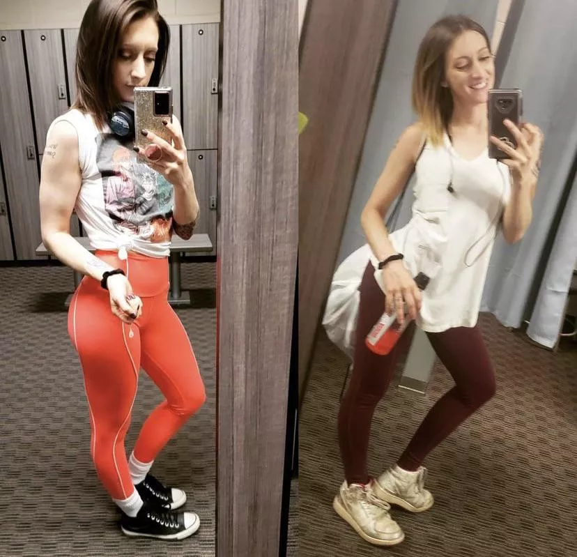 My ass evolving. Right pic is old, left is currentâ€¦