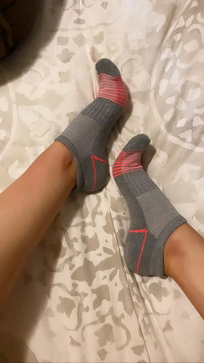 My bedtime socks for the night are so comfortable and warm!