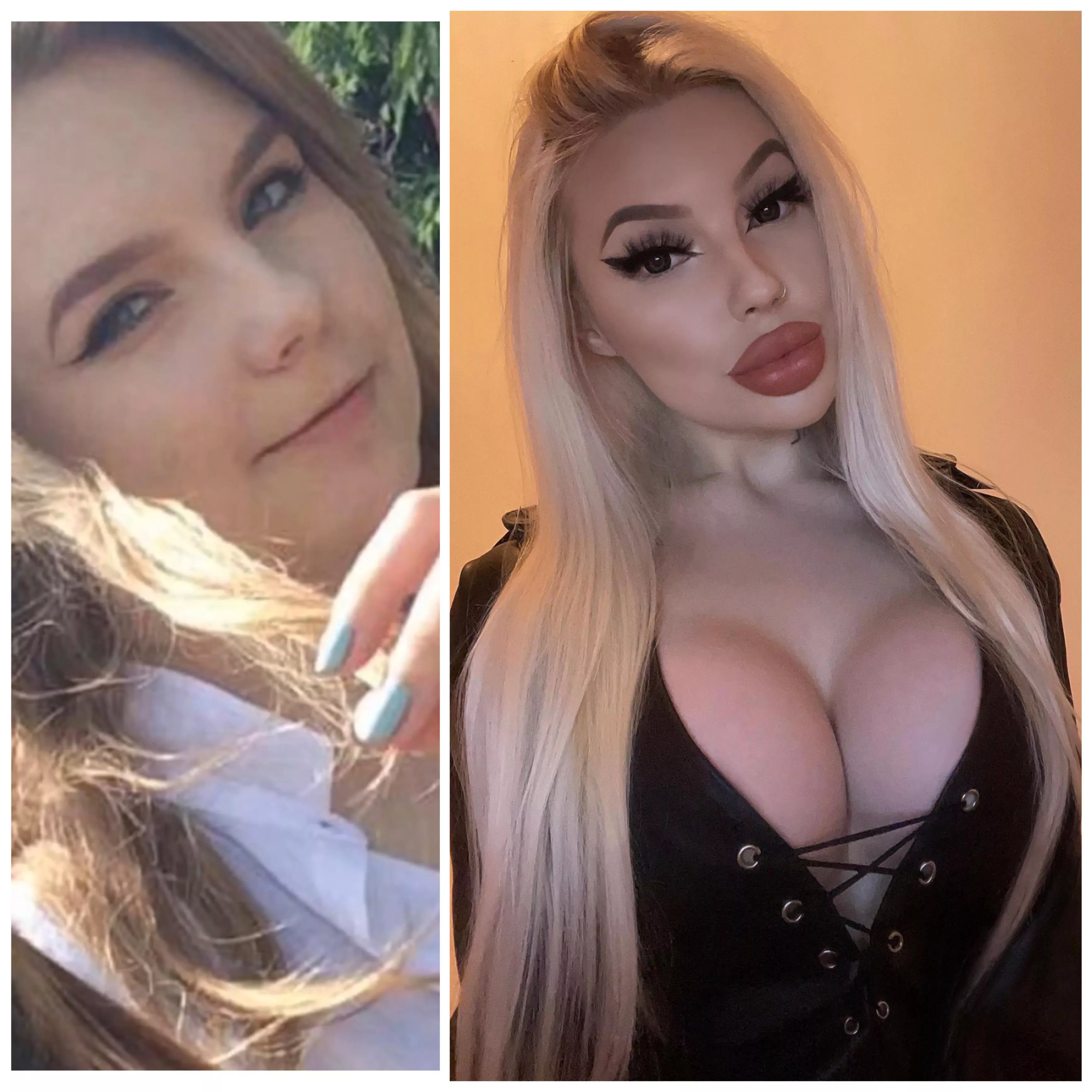 my bimboficationðŸ˜ˆðŸ”¥ 18 vs 21 ðŸ˜± iâ€™m obsessedðŸ˜