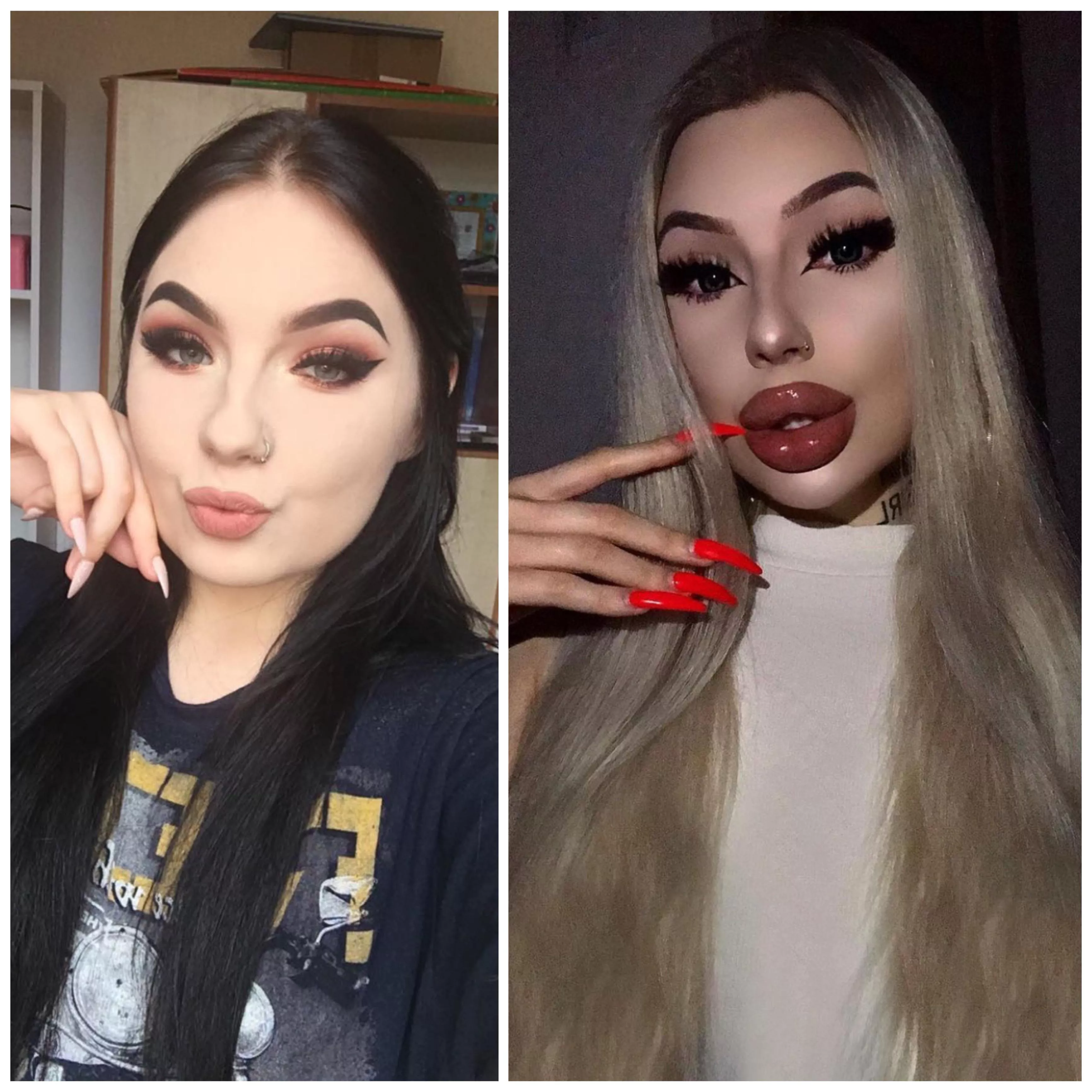 MY BIMBOFICATION 2017 vs 2021 😈🔥🔥🔥